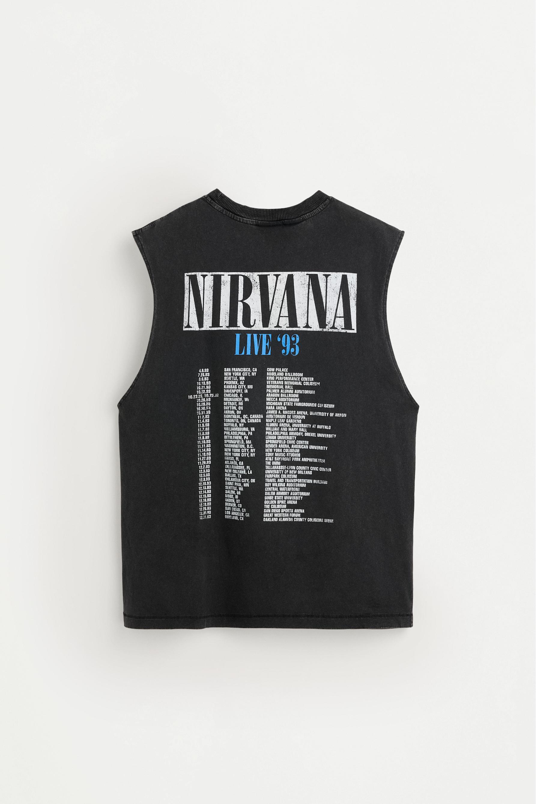 Nirvana sleeveless T-shirt — ANTHRACITE GREY