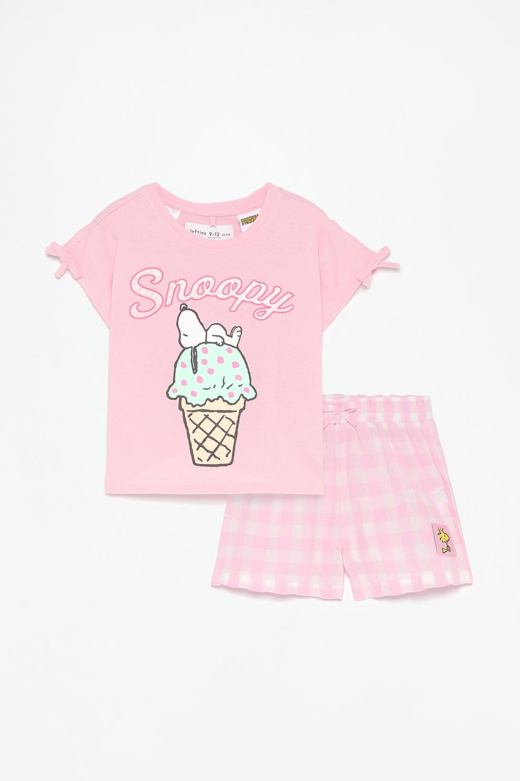 Snoopy Peanuts™ T-shirt and shorts co-ord