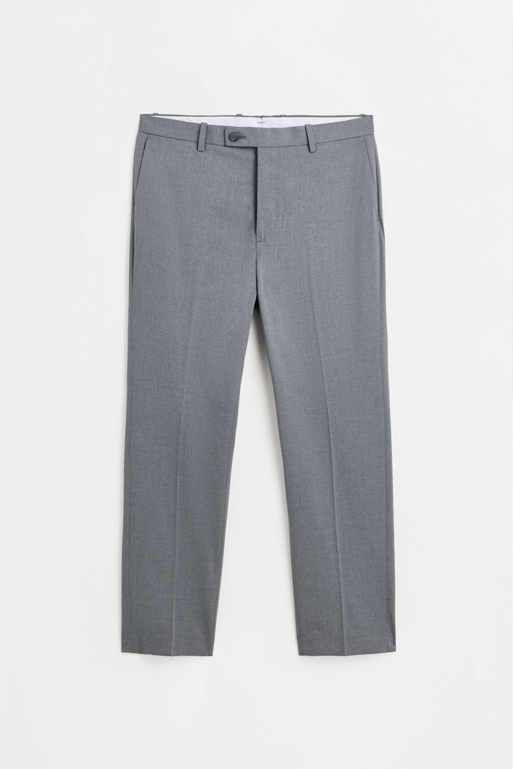 Slim fit suit trousers — GREY