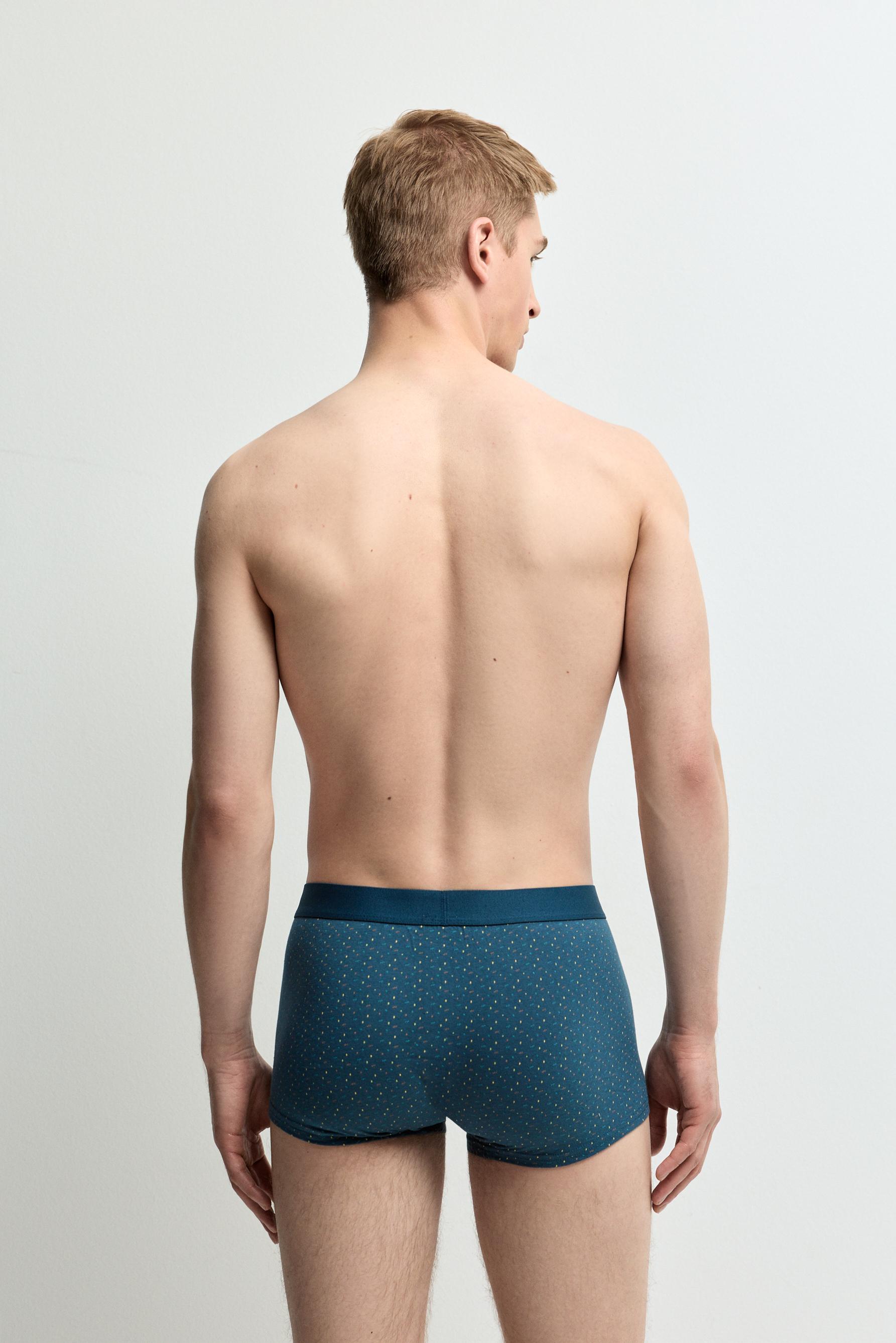 Assorted Boxers (5-Pack) — NAVY/WHITE