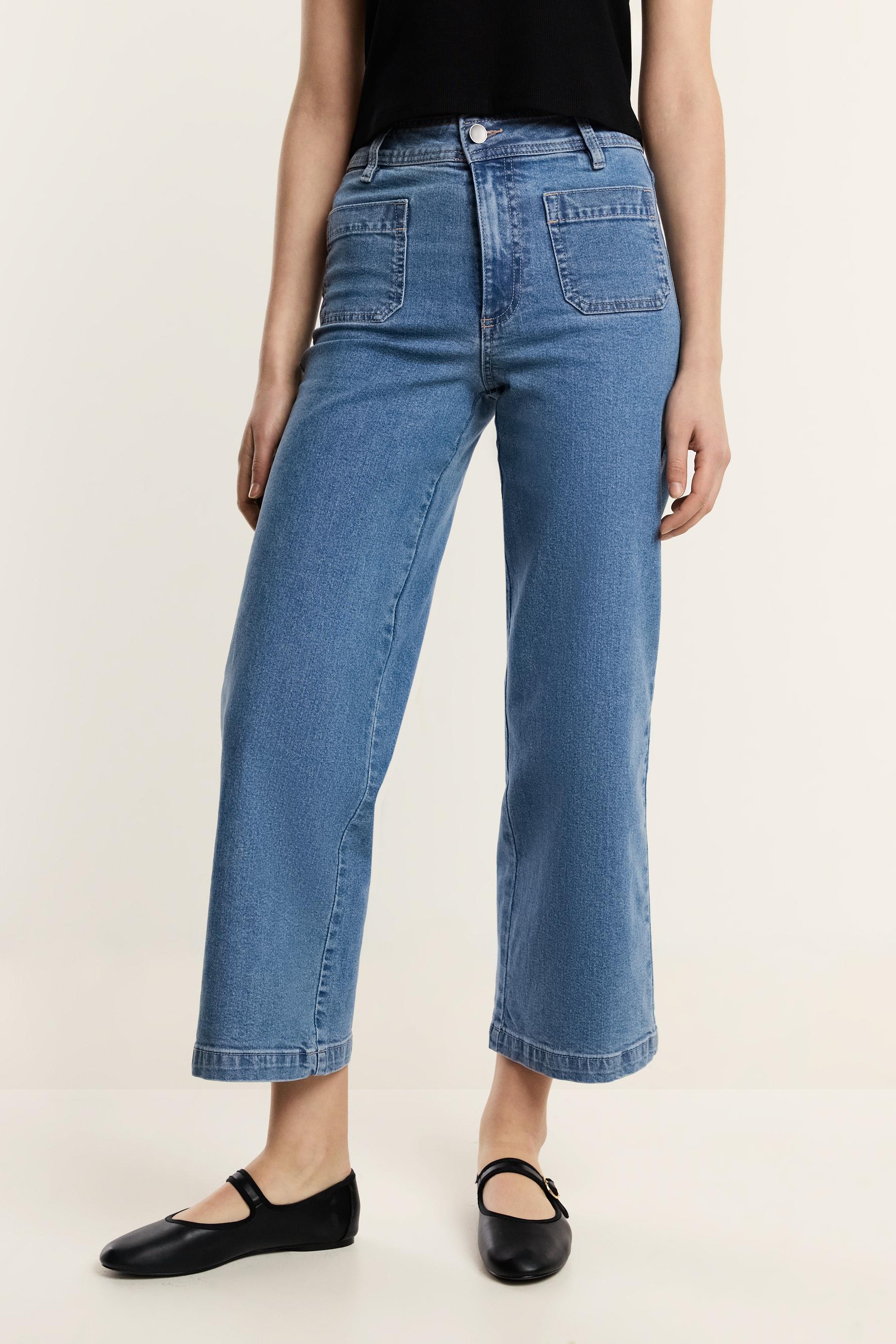 Stretch pocket jeans — PALE BLUE