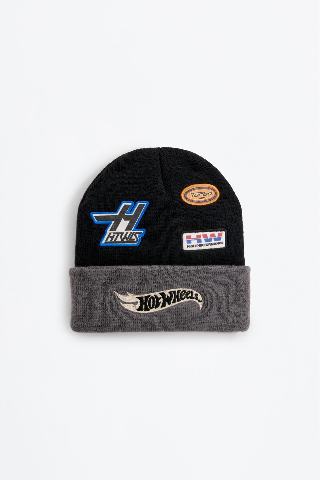 Hot Wheels ® Mattel knit beanie with patches