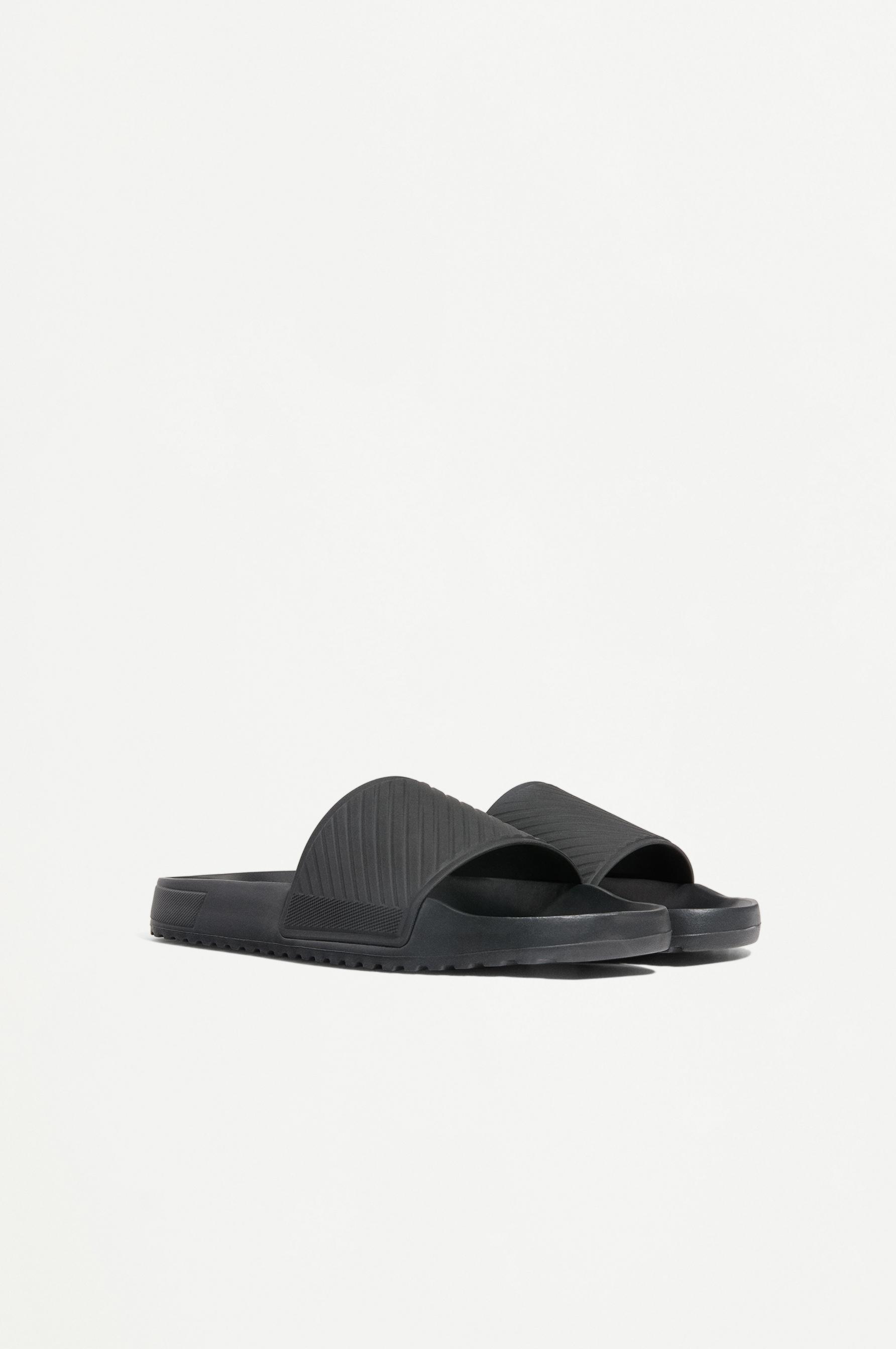 Men's slide sandals — BLACK