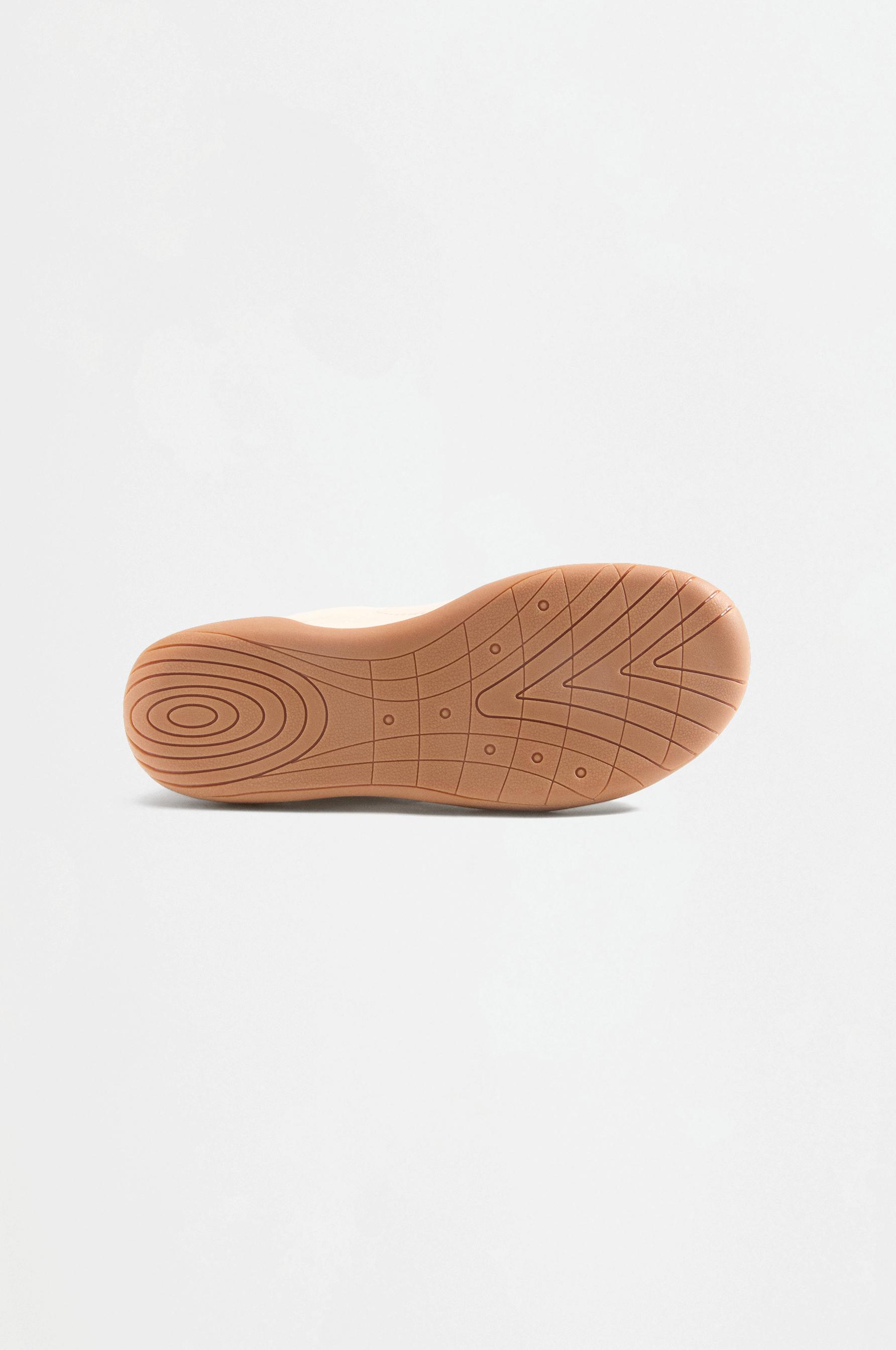Combined barefoot sneakers — BEIGE