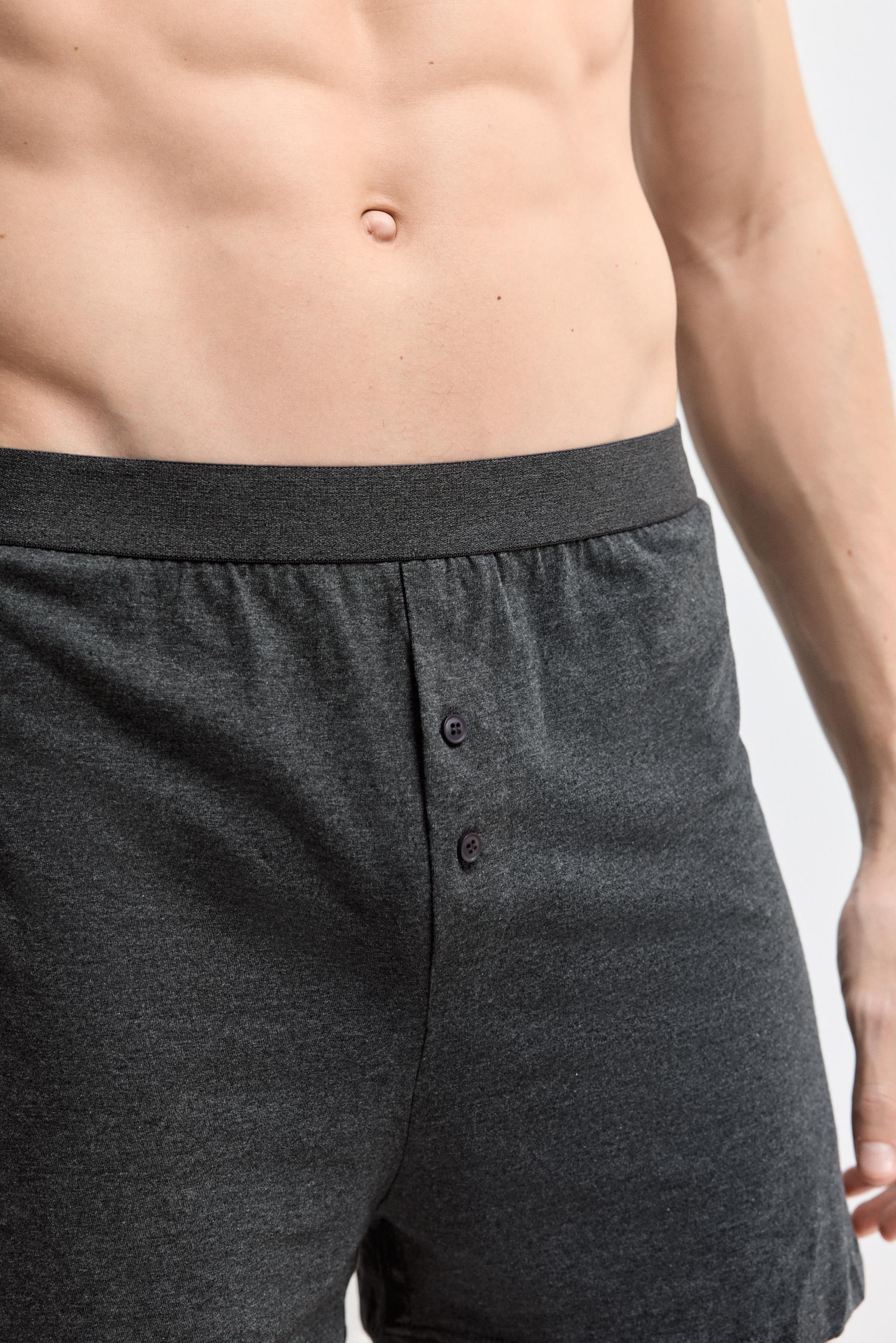 Fluid long boxer shorts (Pack 3) — BLUE
