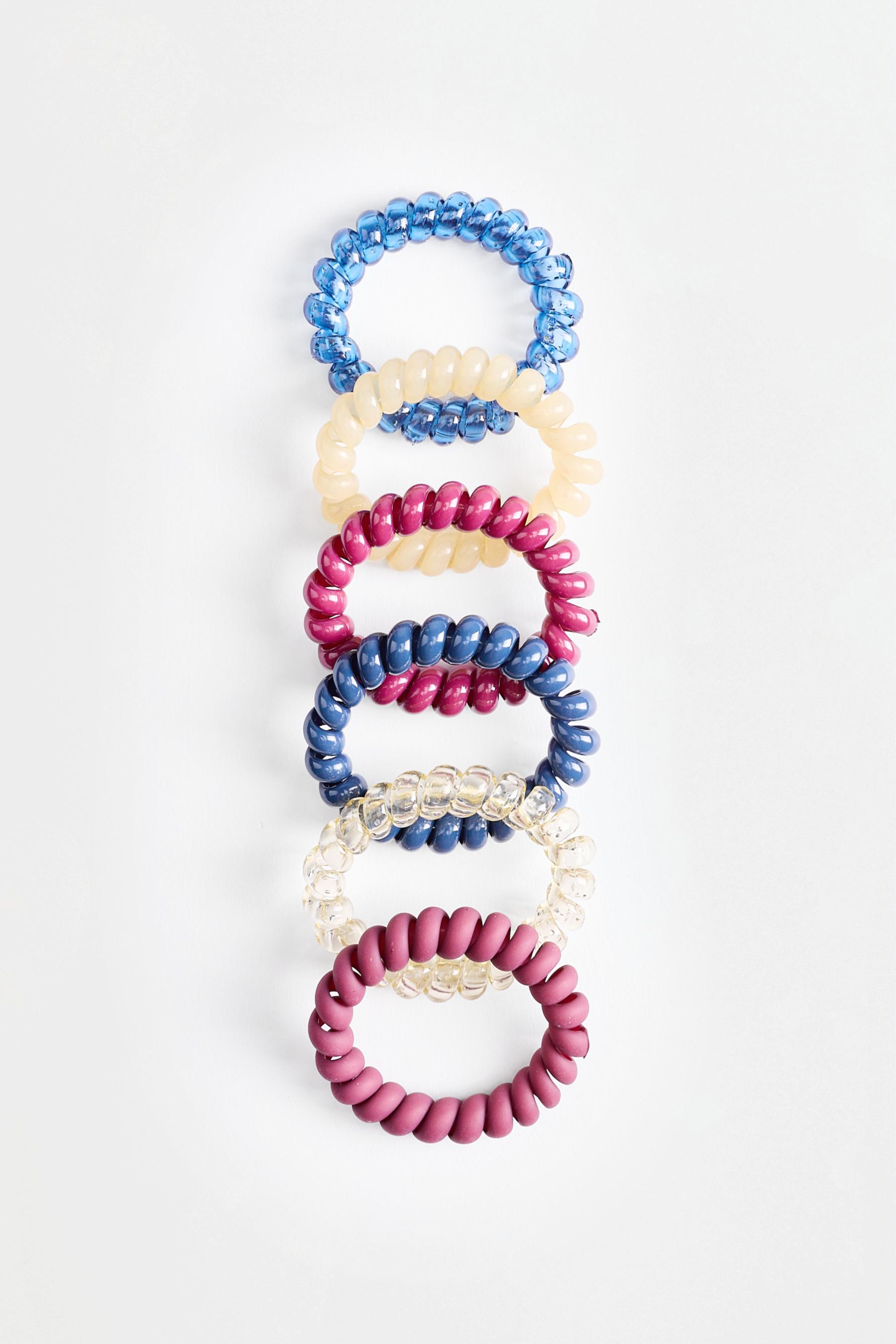 Spiral hair coils (6-pack) — VARIOUS