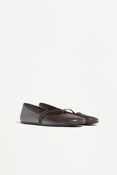 Comfort ballet flats — BROWN 2