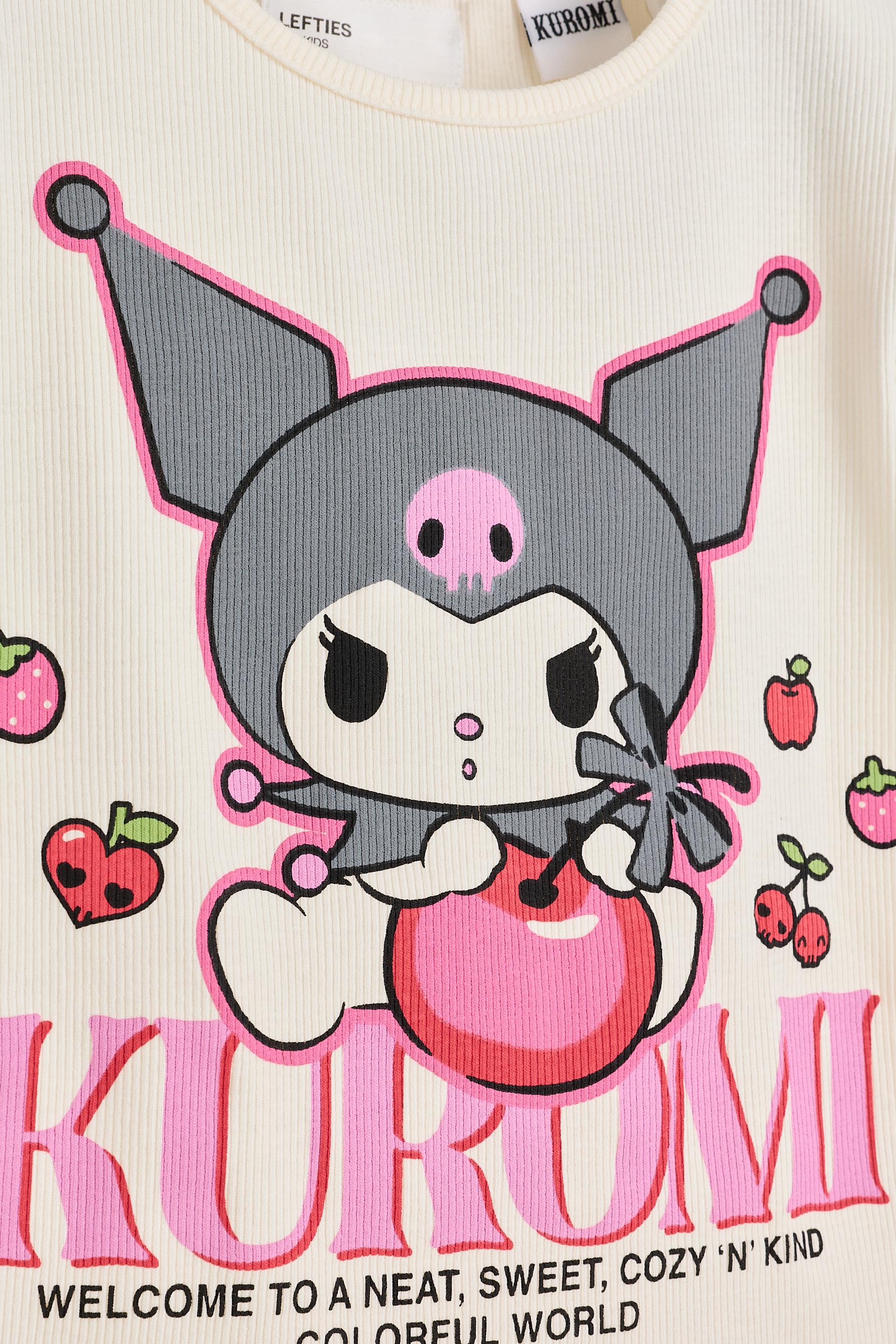 Kuromi ©SANRIO short pyjamas — OFF WHITE