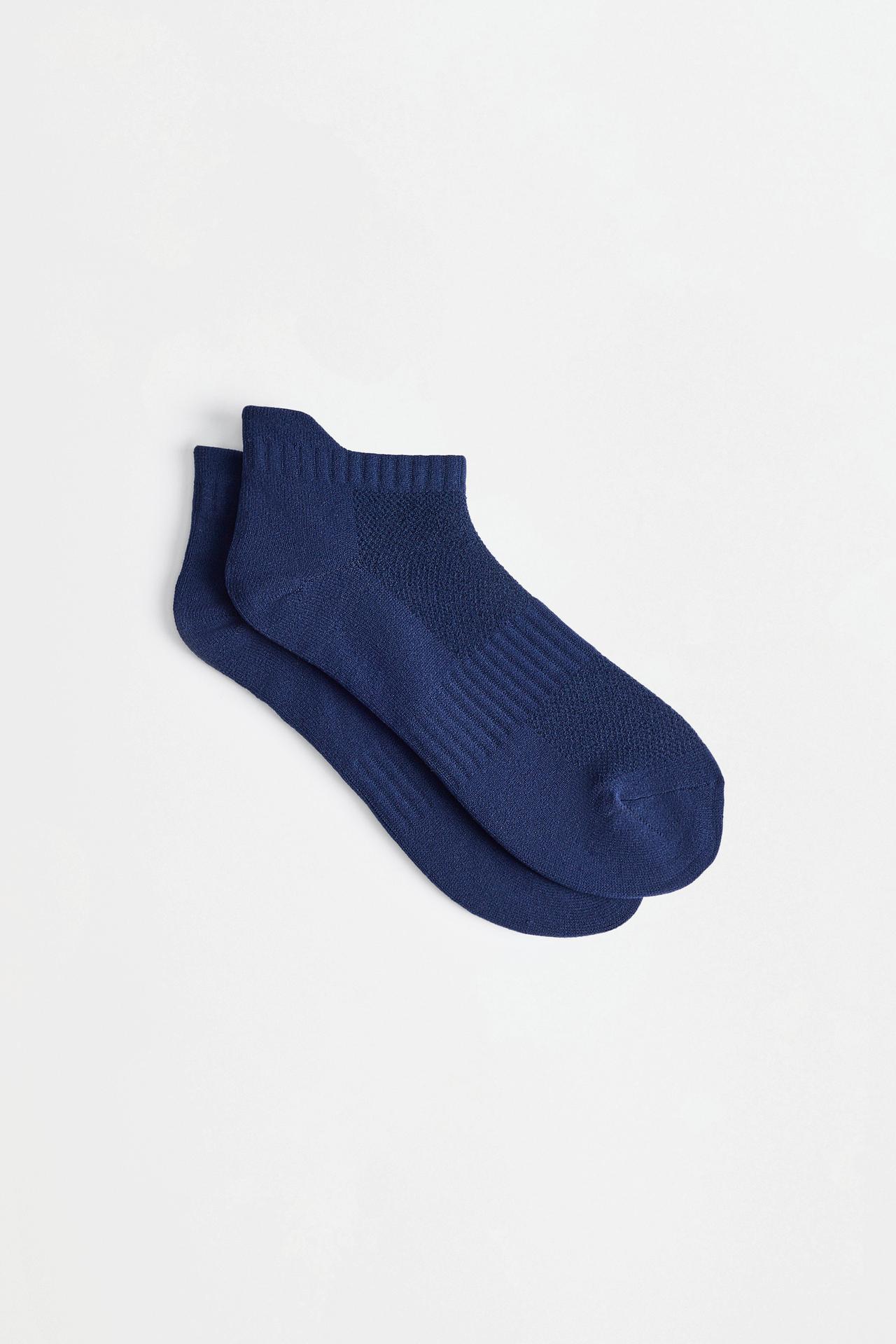 Sports ankle socks (5-pack) — BLUE