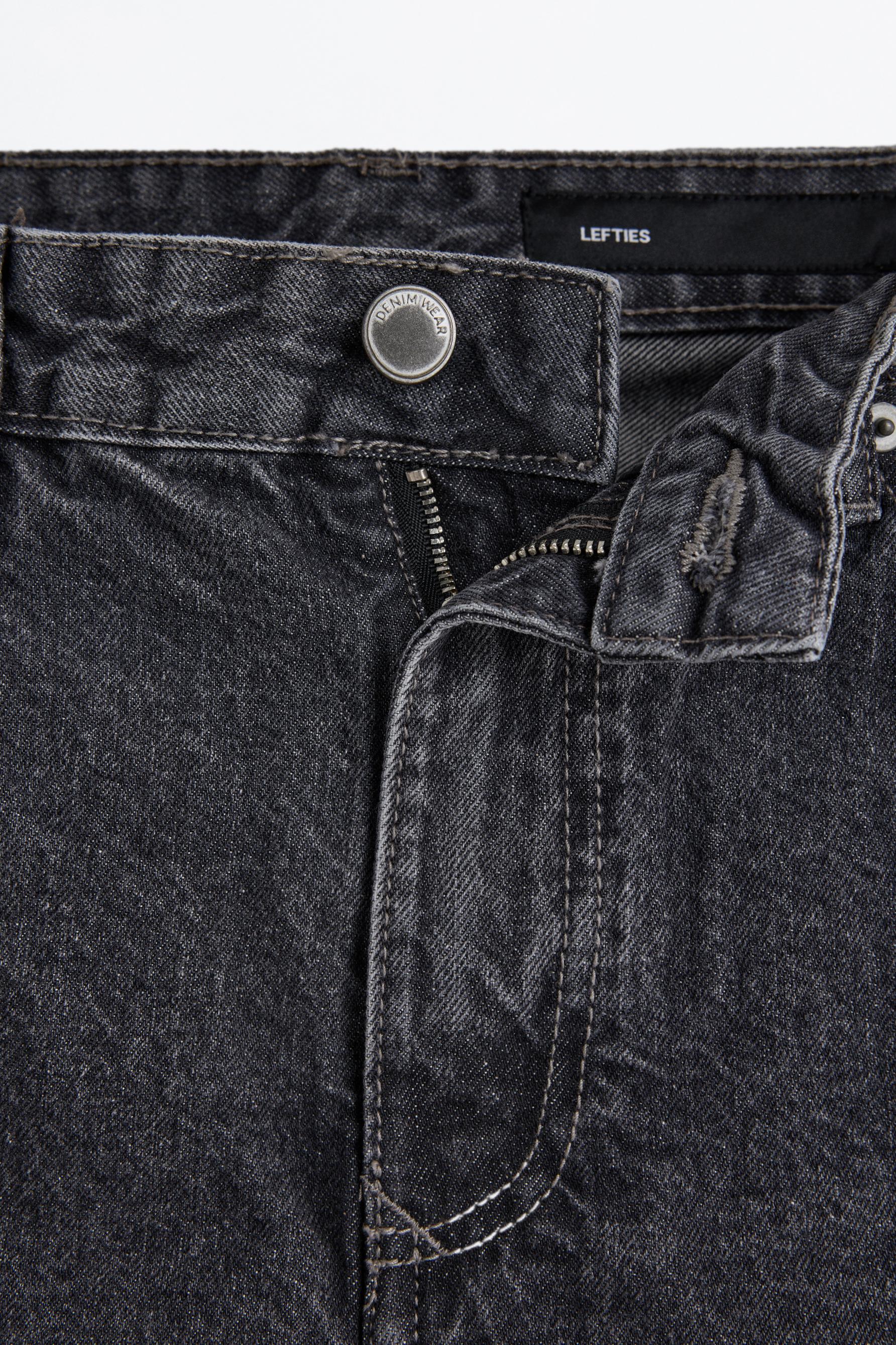 Regular fit denim Bermuda shorts — CHARCOAL