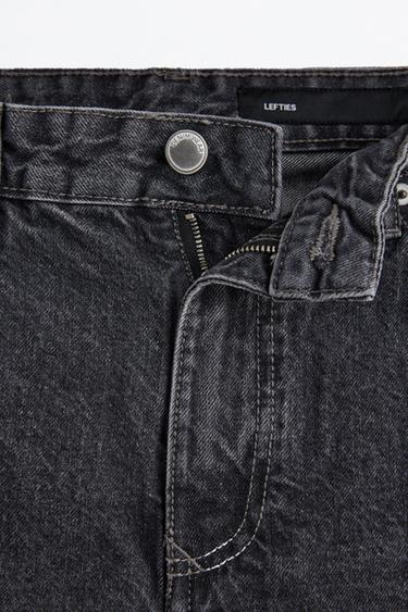 Regular fit denim Bermuda shorts — CHARCOAL 7