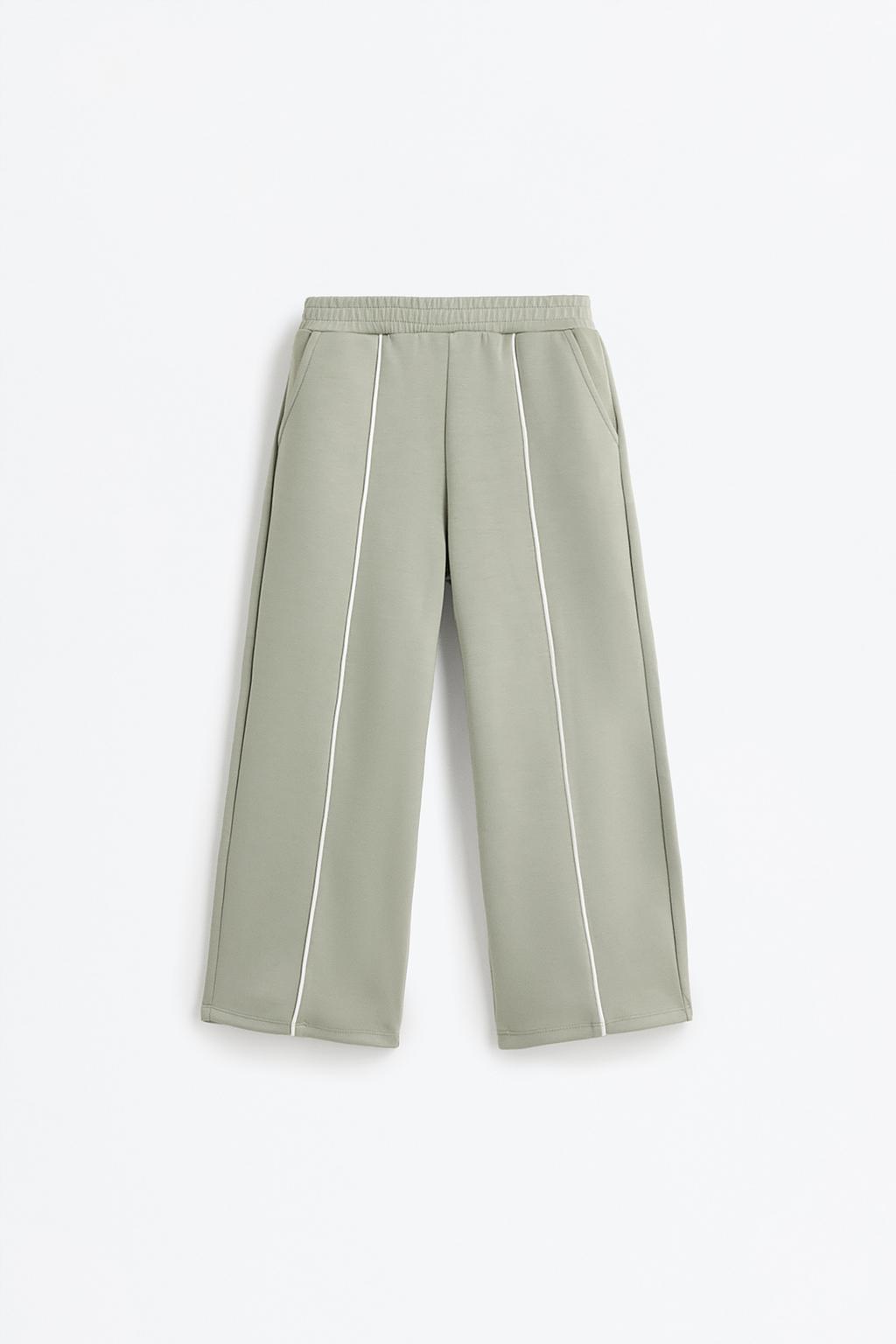 Pantalón culotte chándal fluido