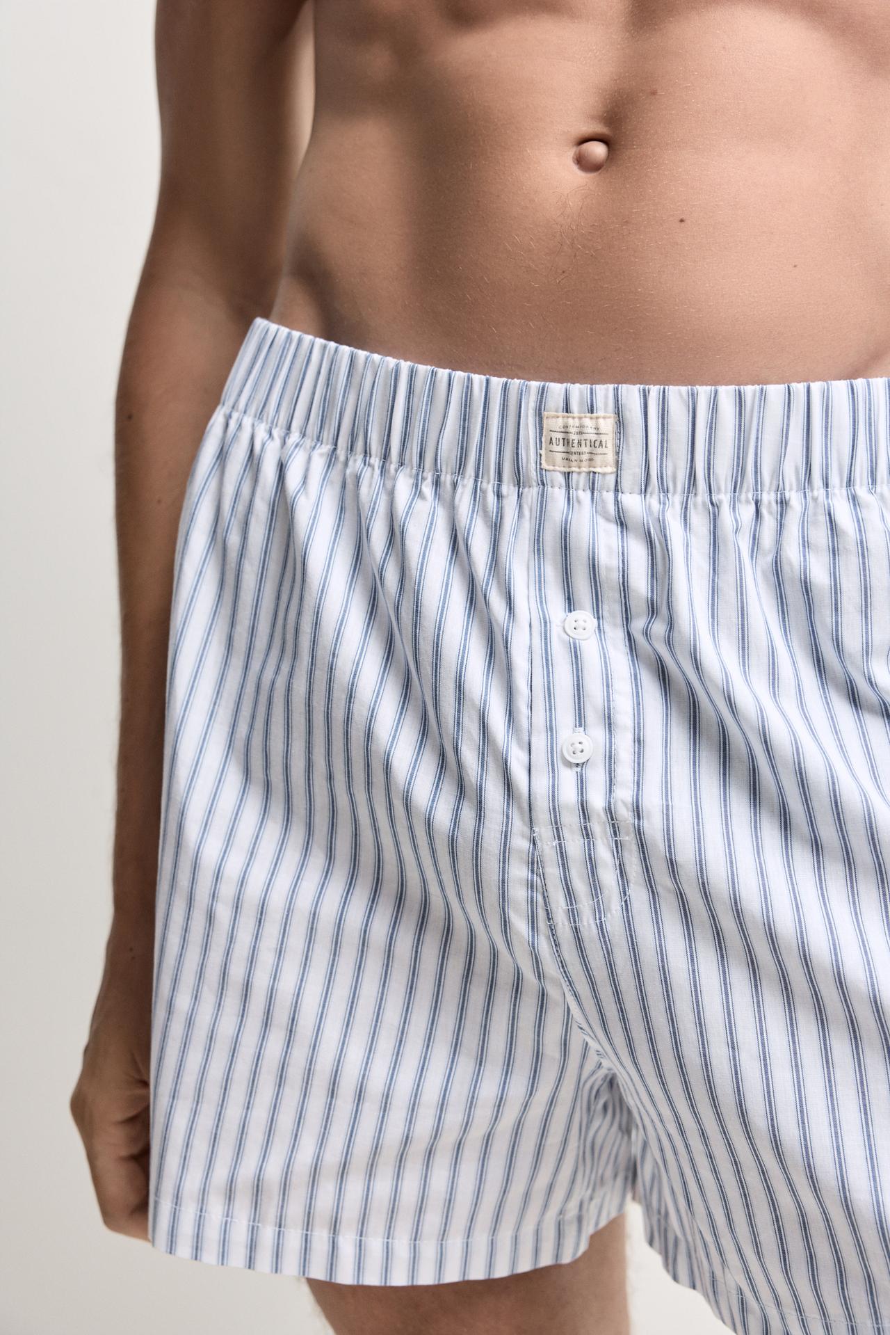 Long Boxer Shorts (2-Pack) — NAVY