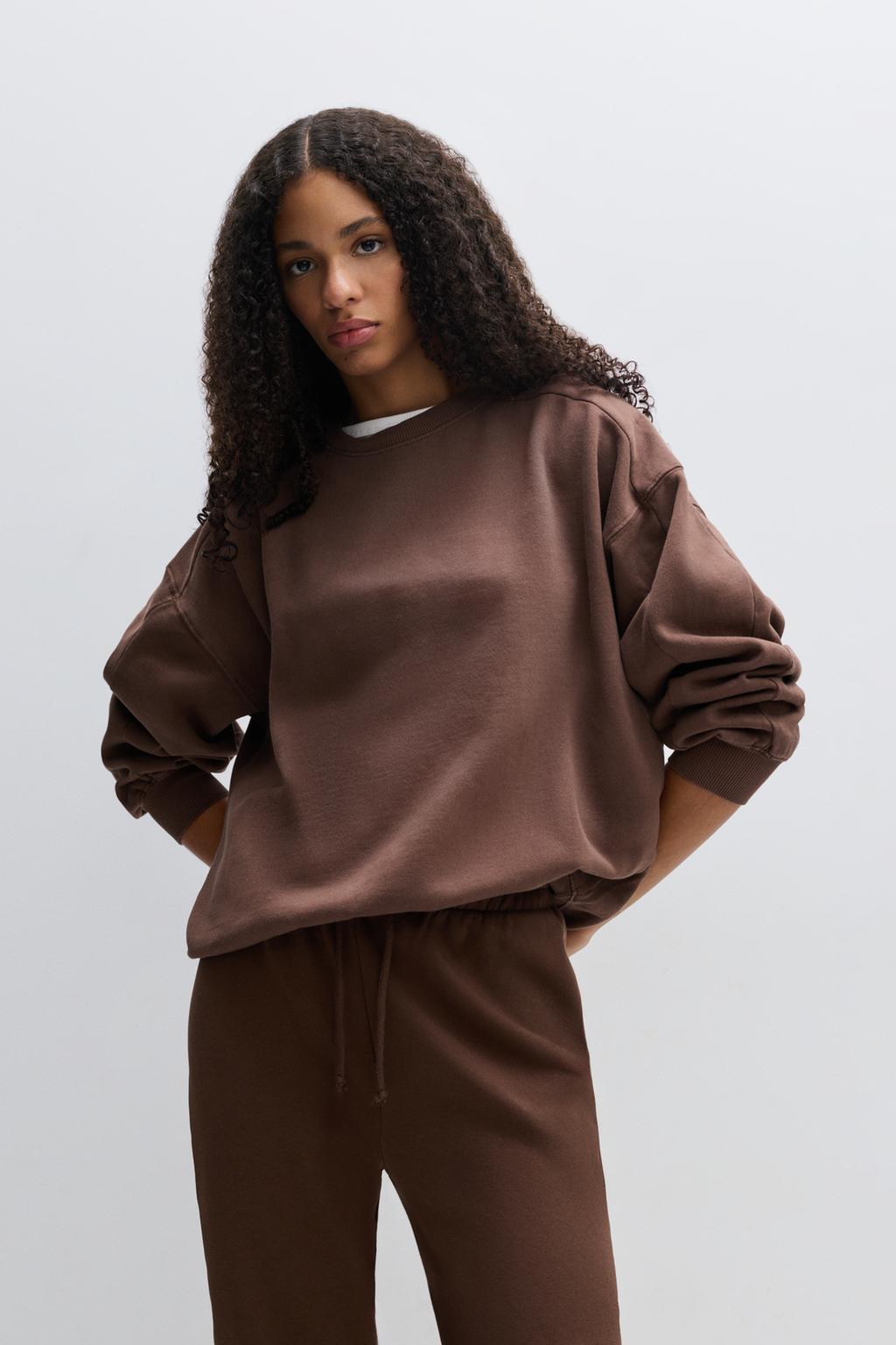Washed-effect sweatshirt