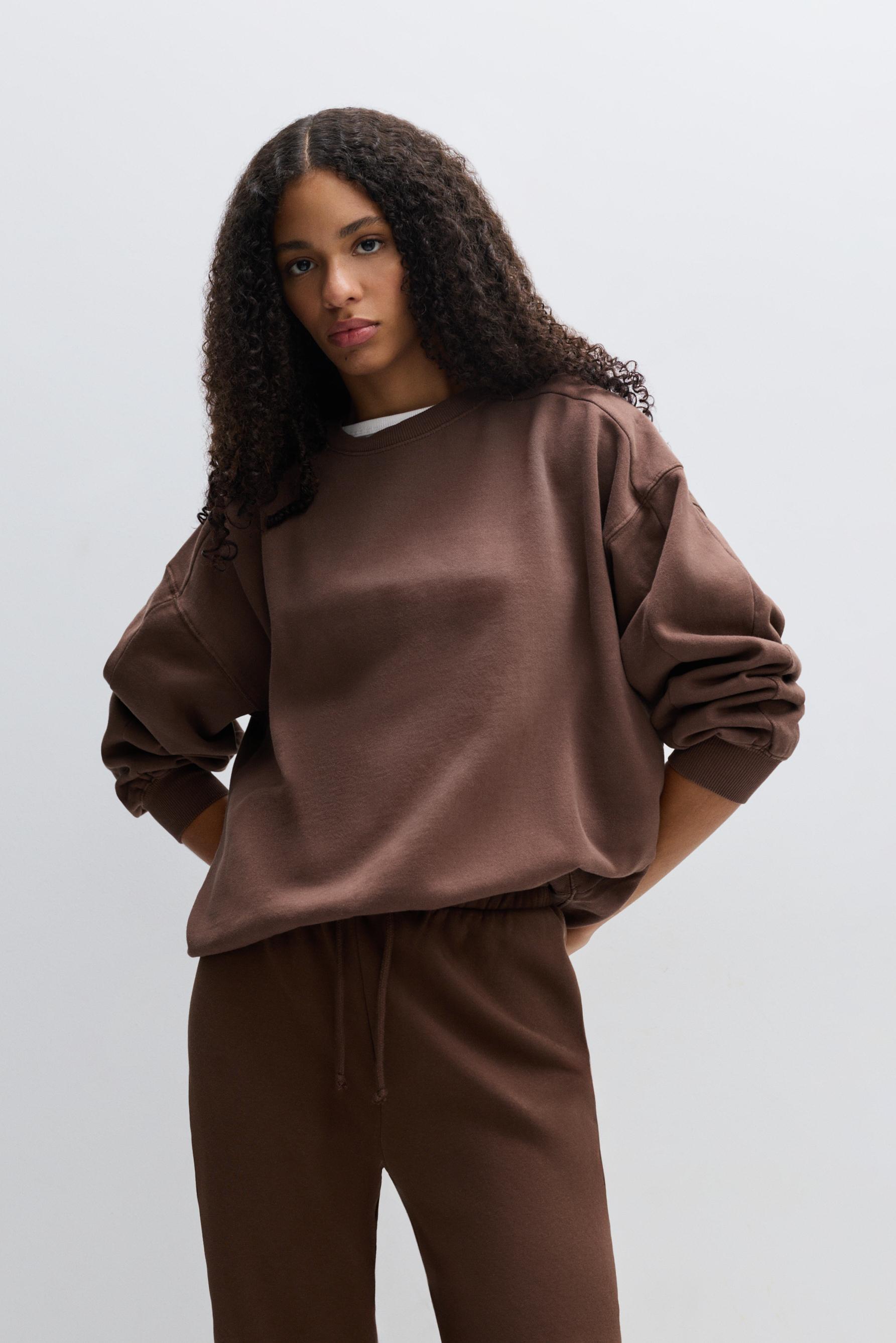 Sudadera efecto lavado