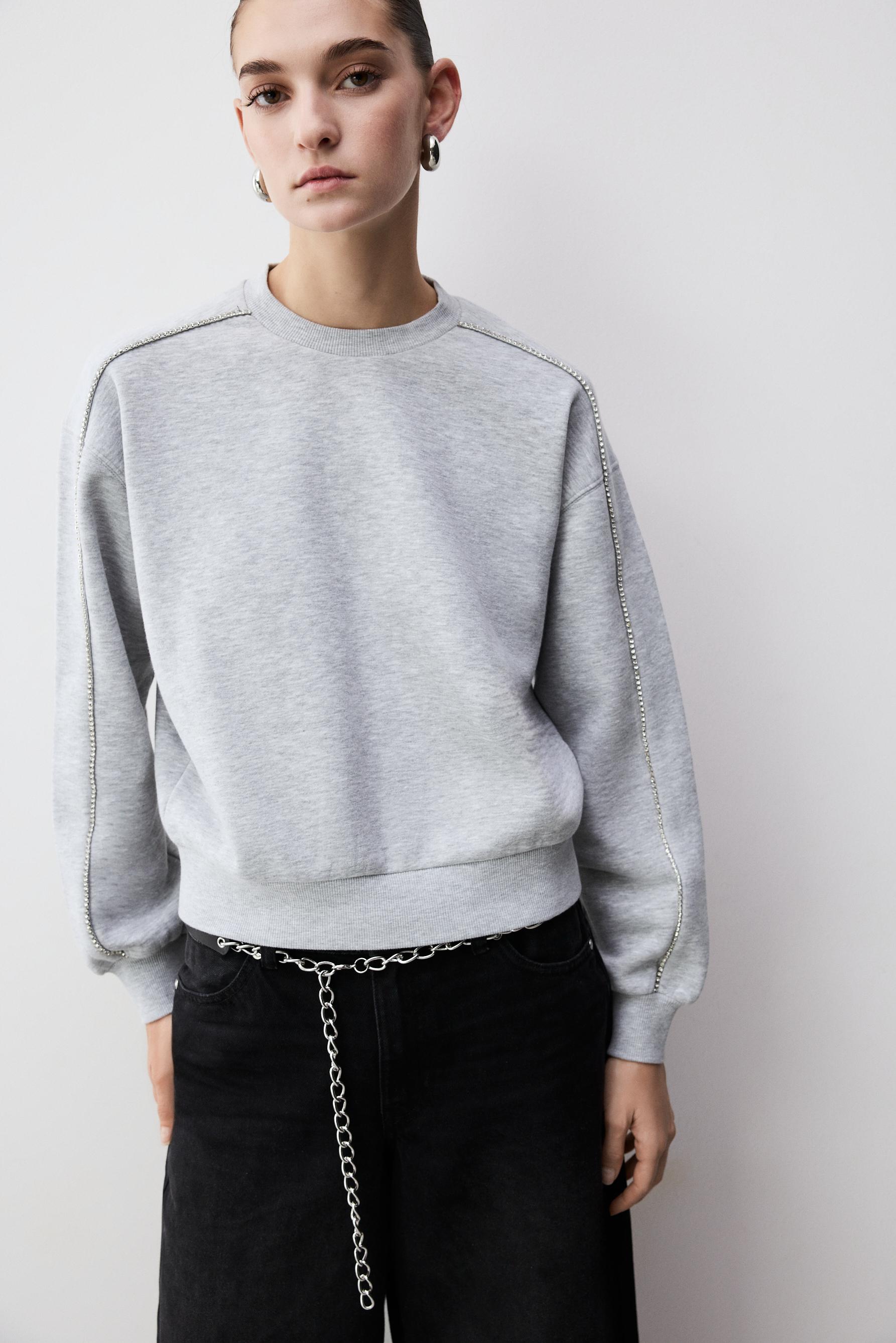 Sudadera strass