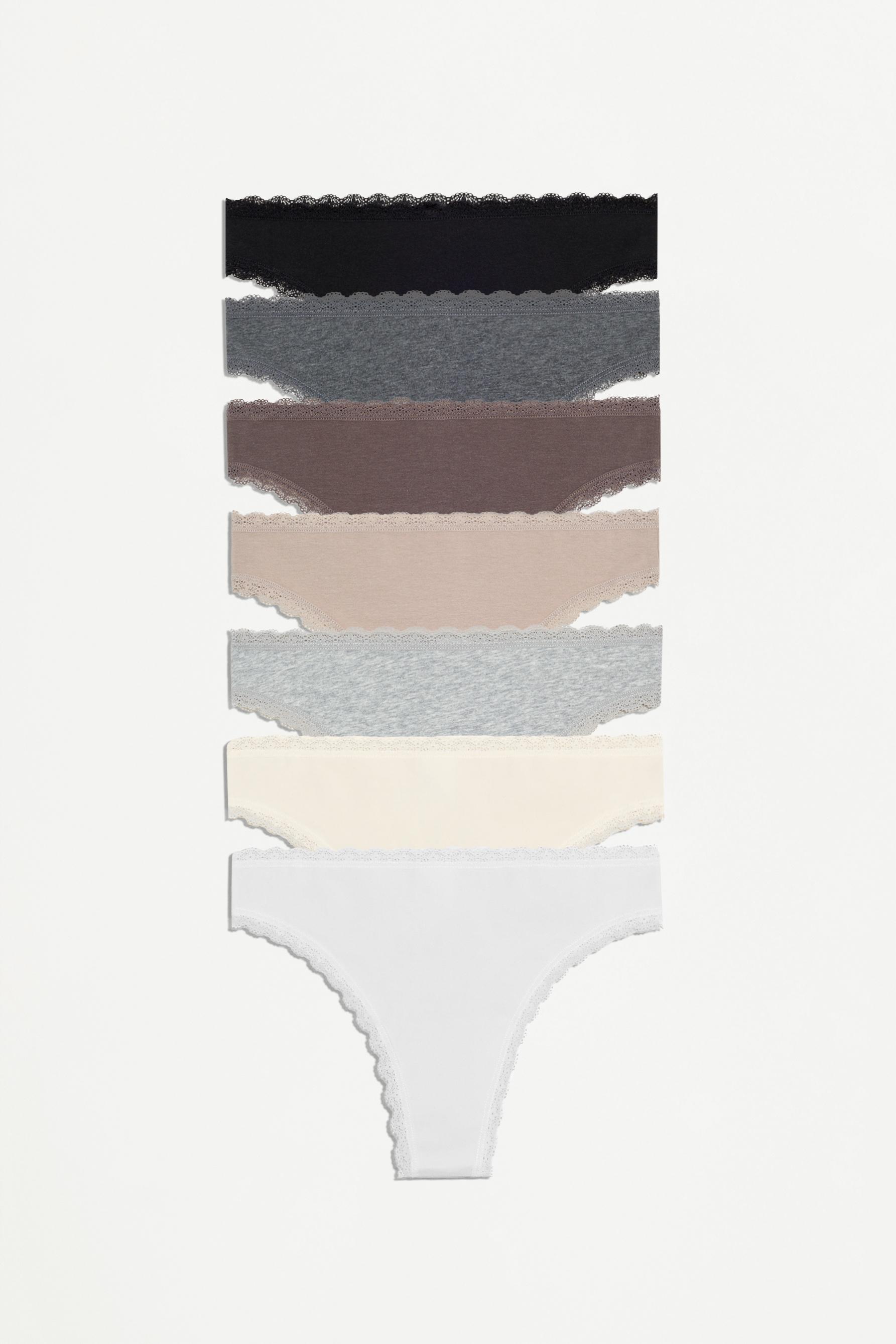 Cotton Brazilian briefs (Pack 7) — VARIOUS