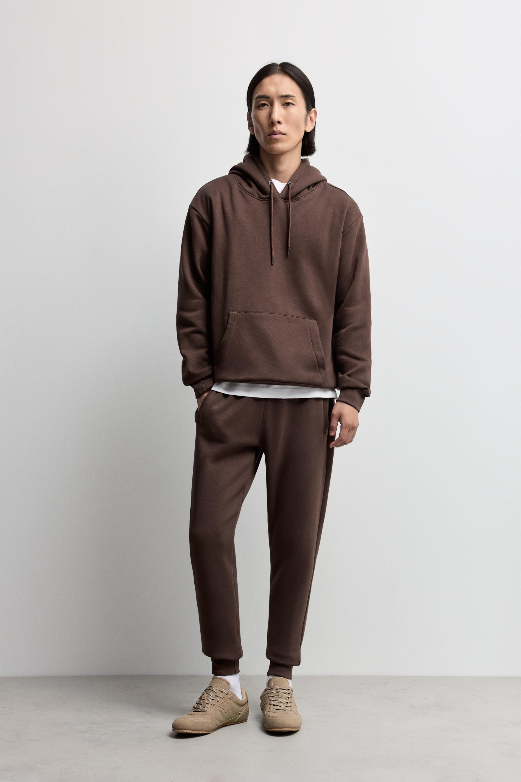Basic hoodie — CHOCOLATE