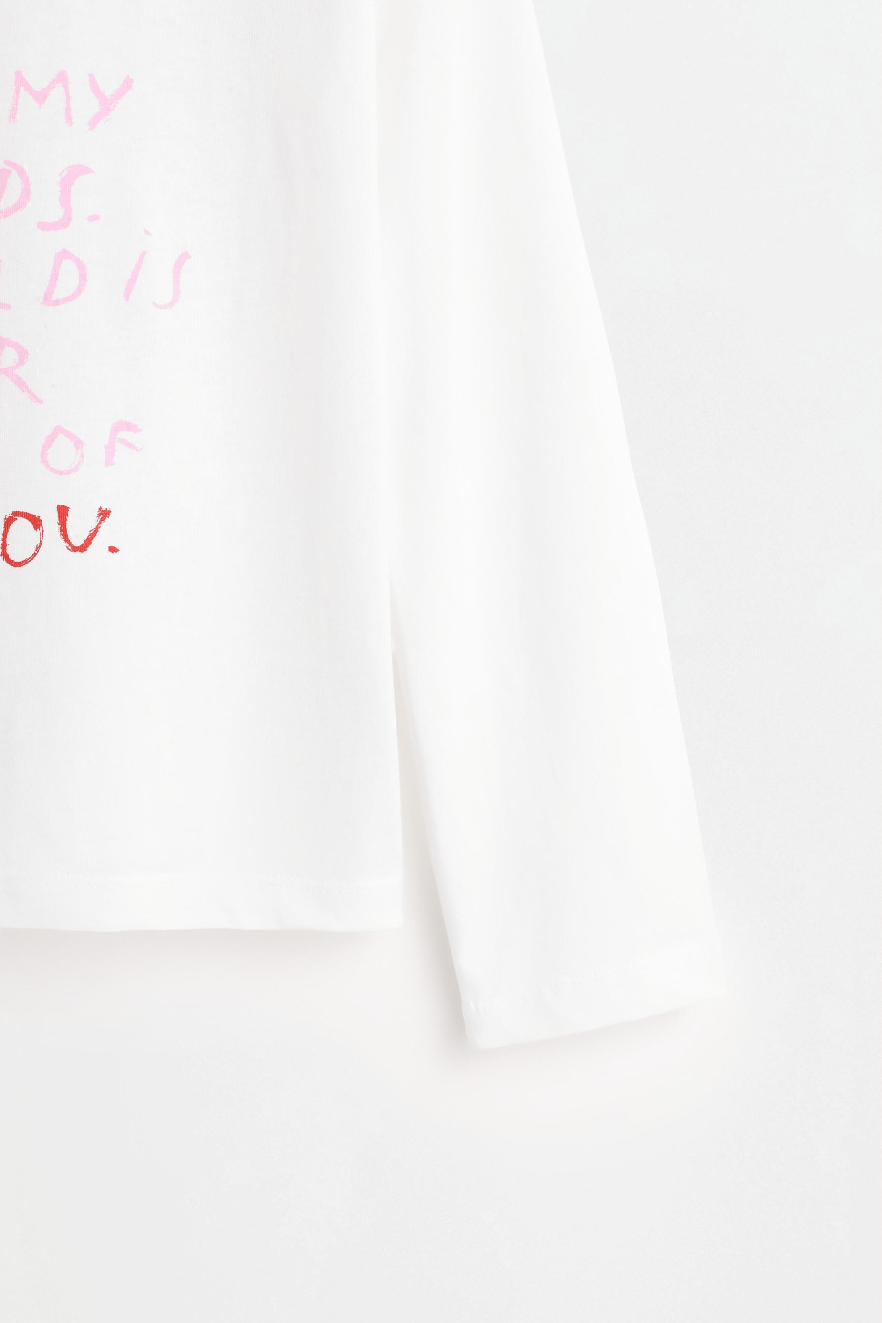 Printed T-shirt — WHITE