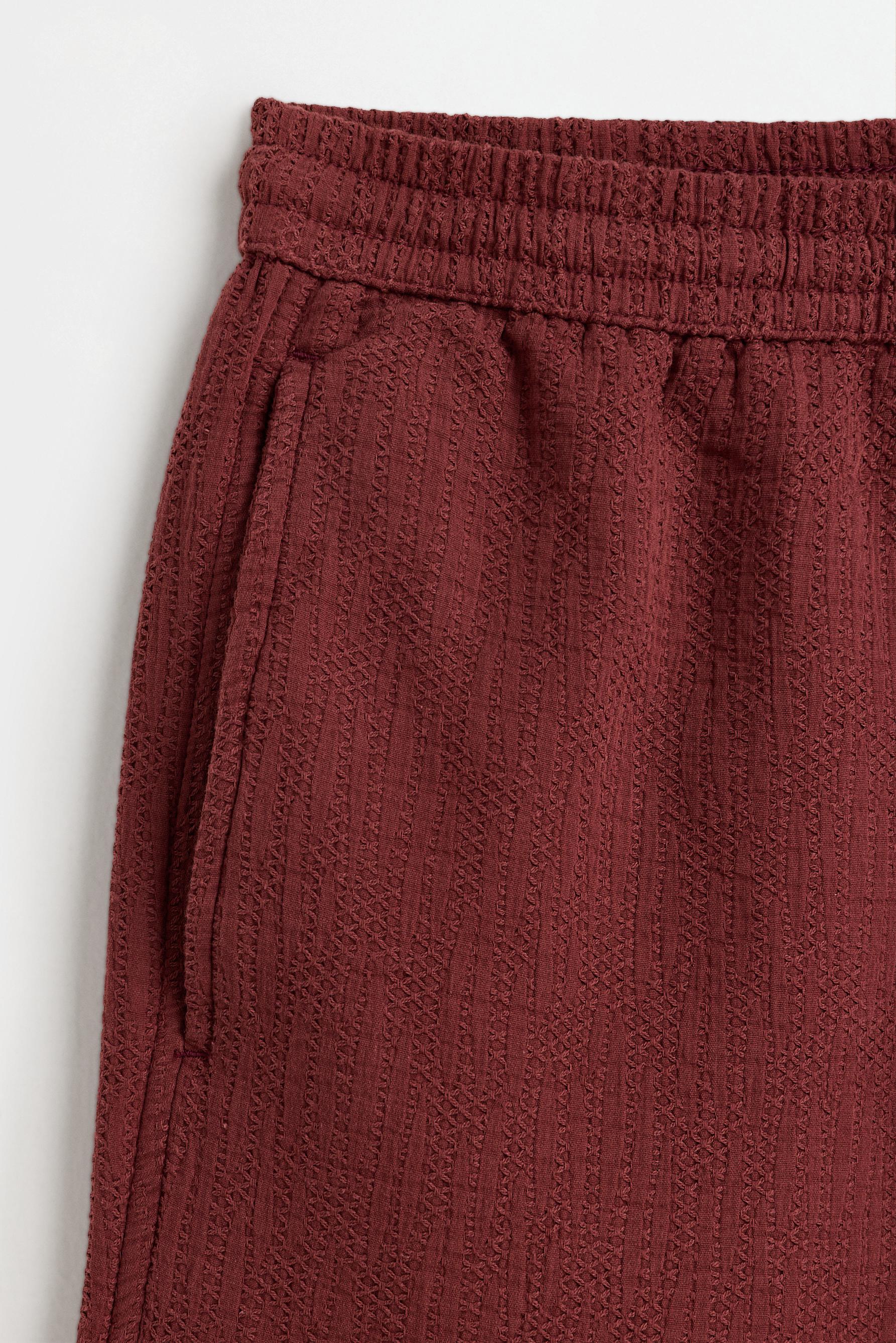 Jacquard Bermuda shorts — TERRACOTTA