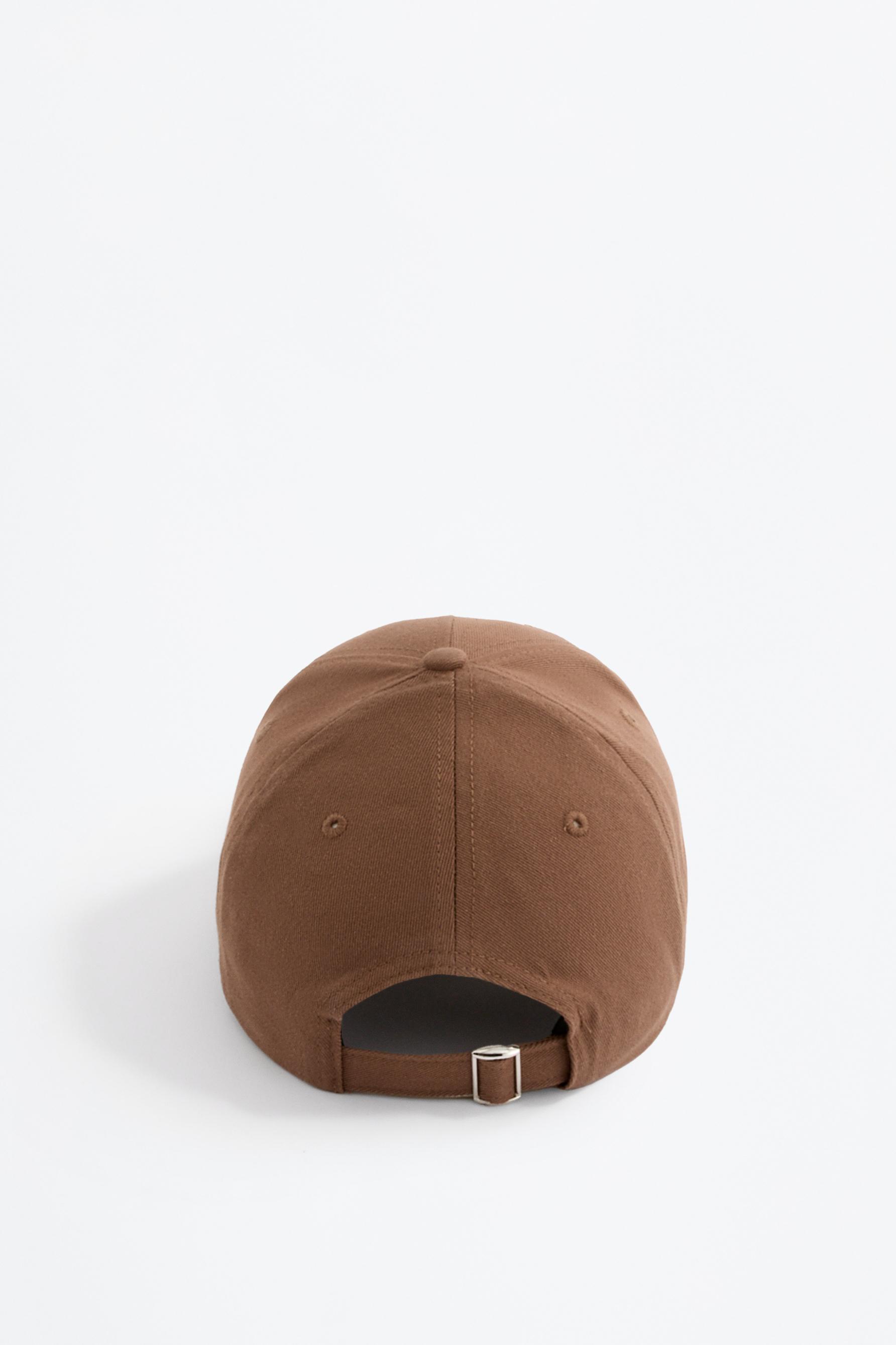 Basic cap — BROWN MARL