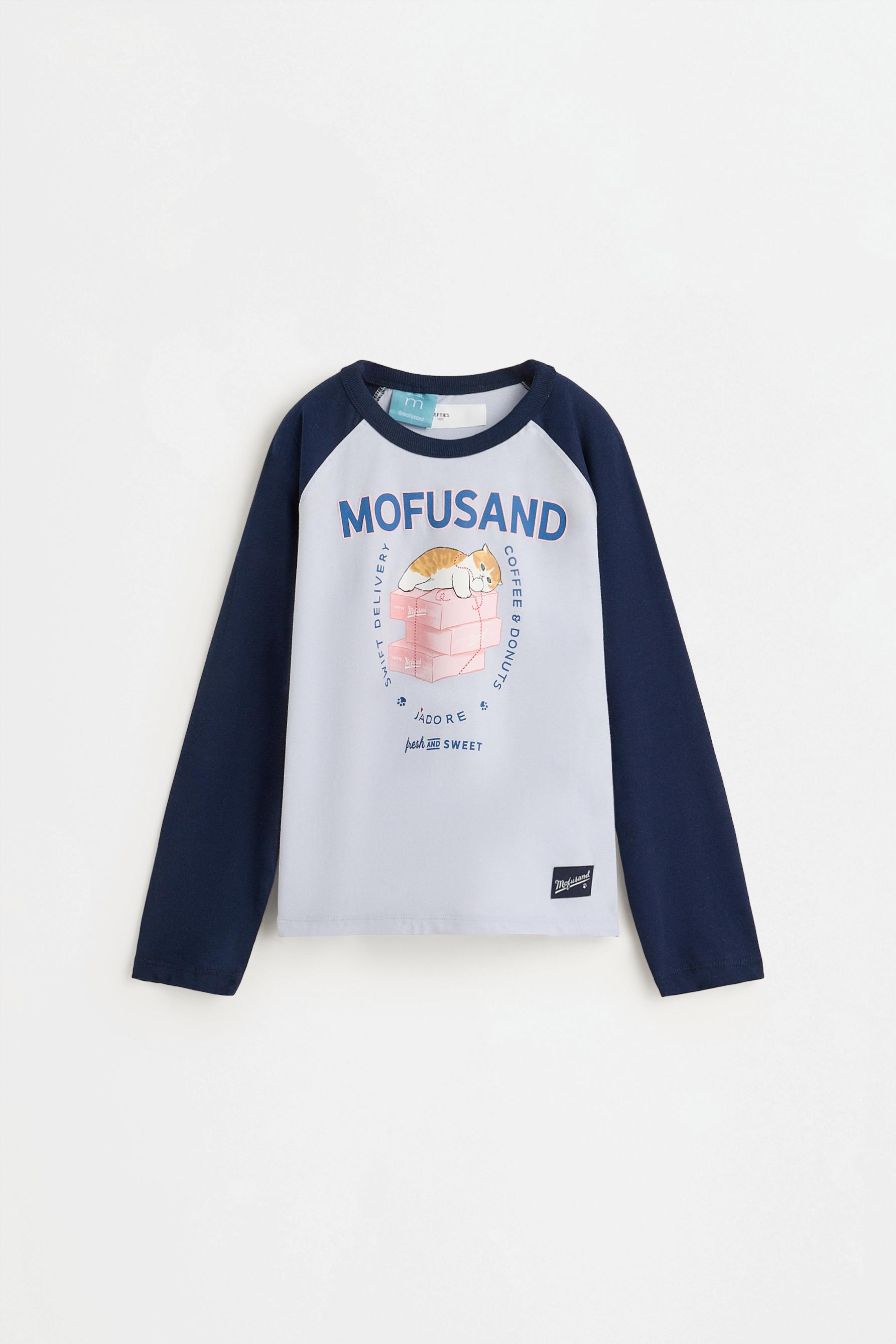 Camiseta Mofusand manga raglán