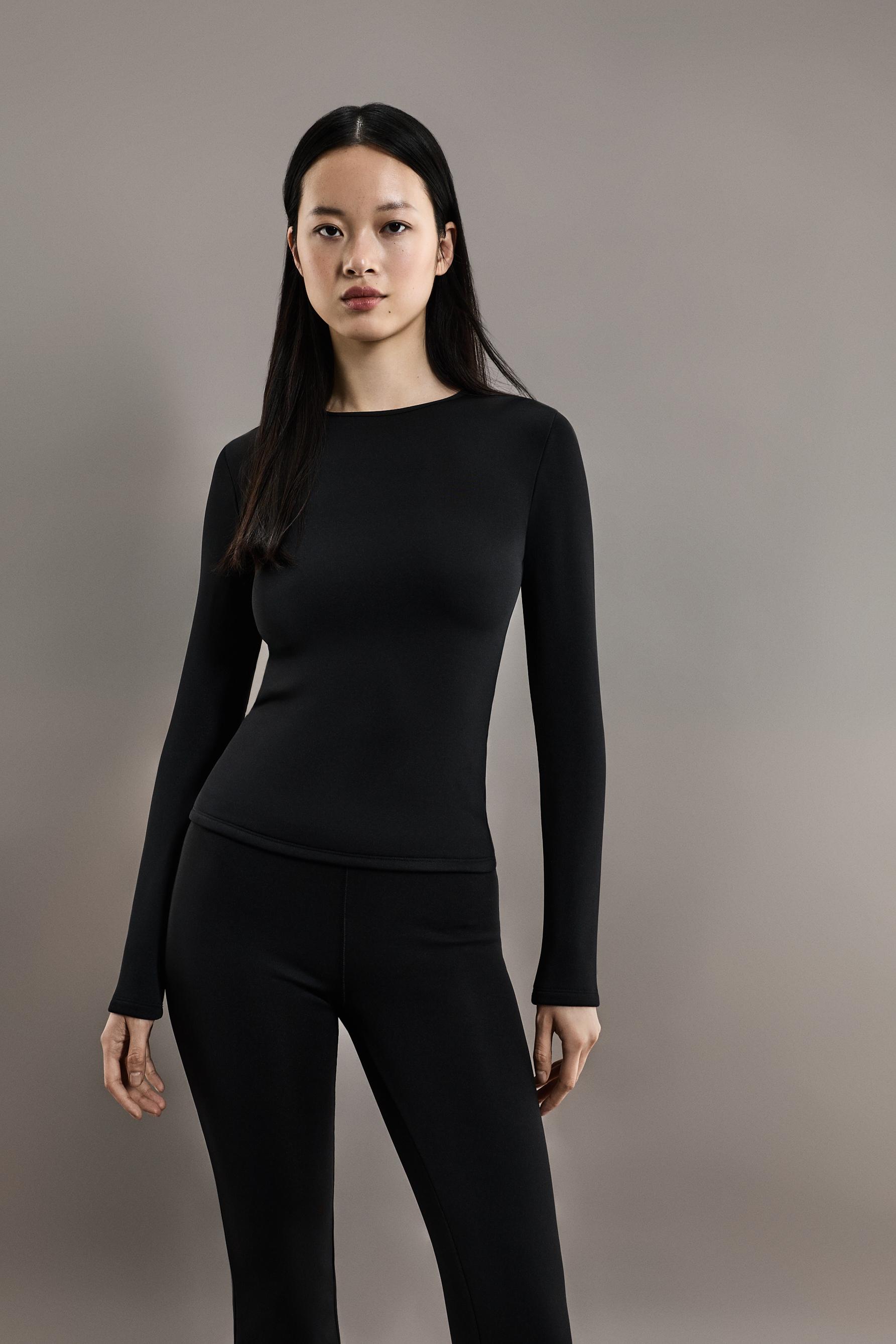 HEAVY WEIGHT thermal insulated T-shirt (-12ºC to 9ºC) — BLACK