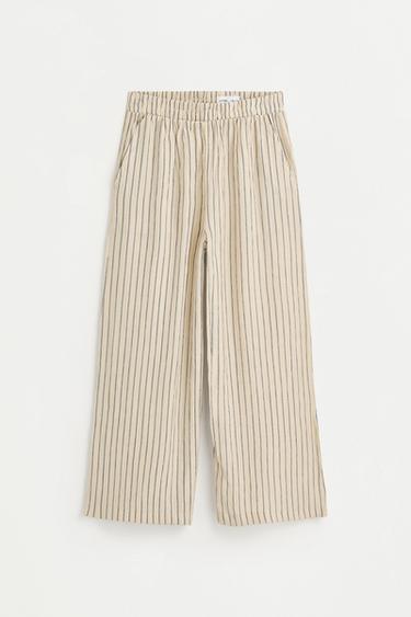 Textured culottes — STRIPED 6