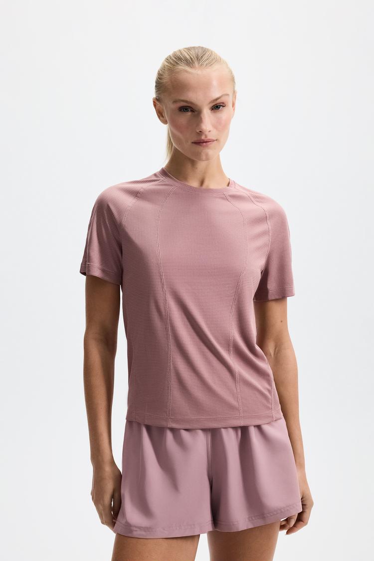 Seamed sports T-shirt — PINK