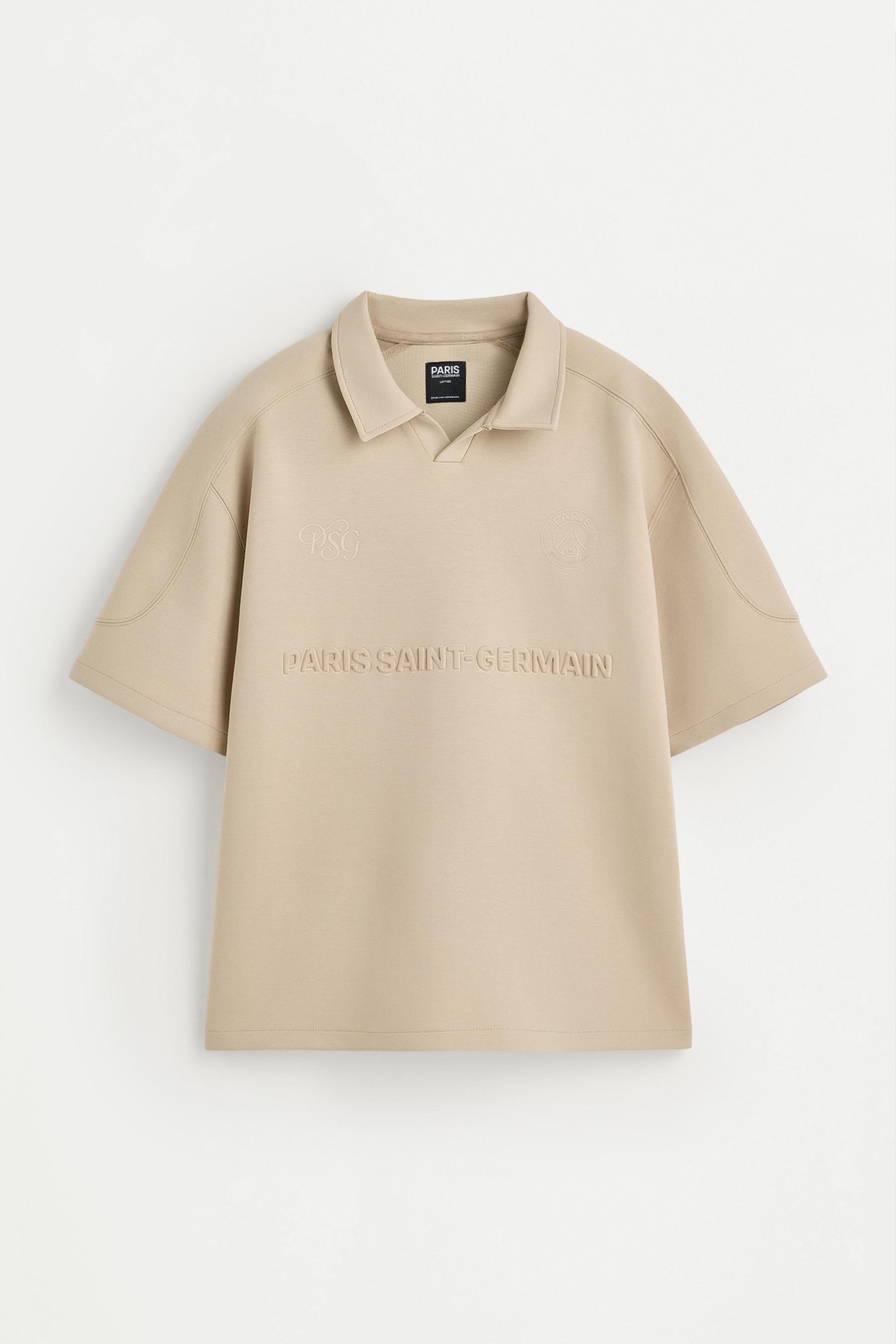 Paris Saint-Germain x Lefties interlock polo shirt — BISCUIT