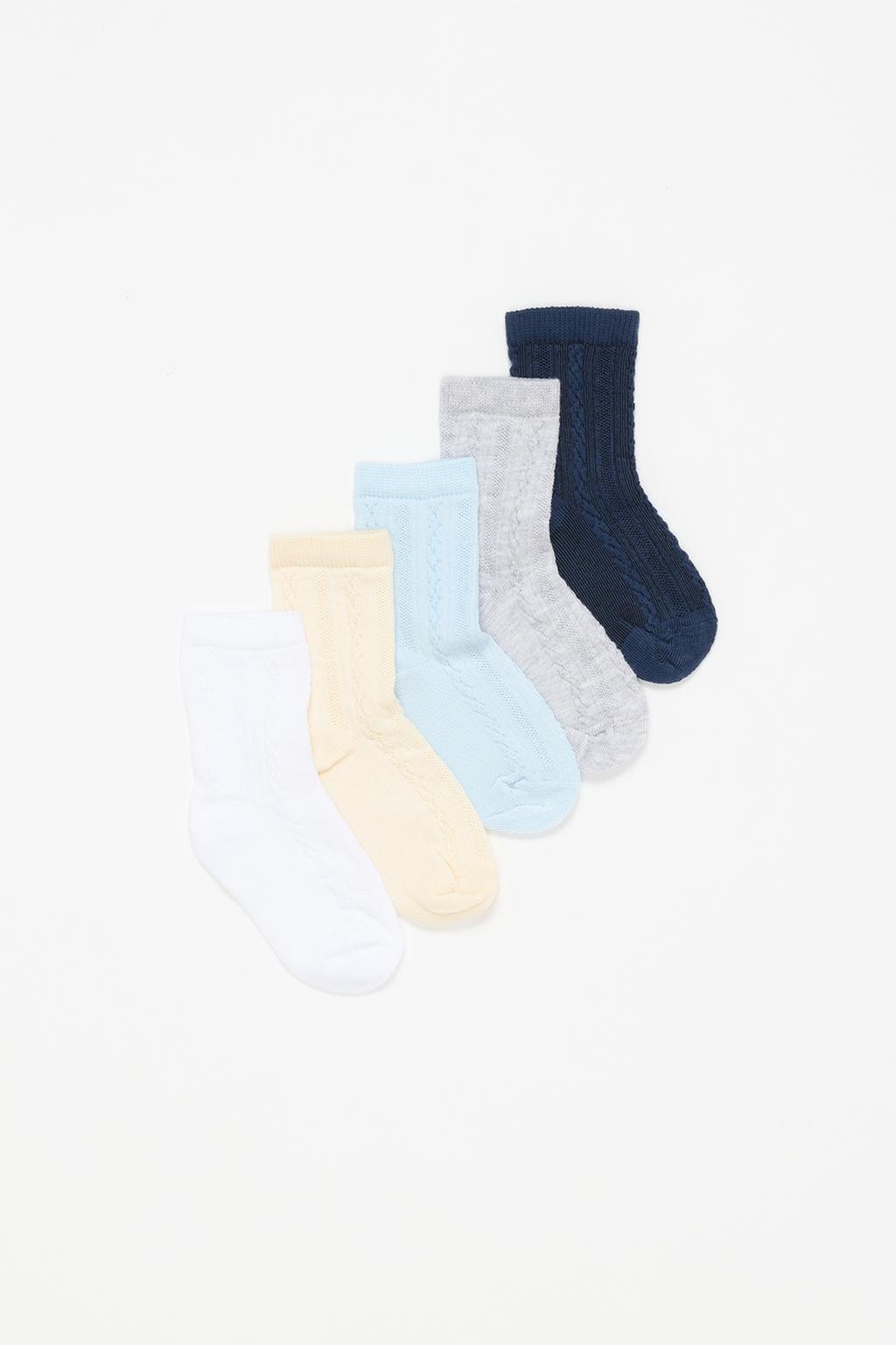 5-pack of woven socks