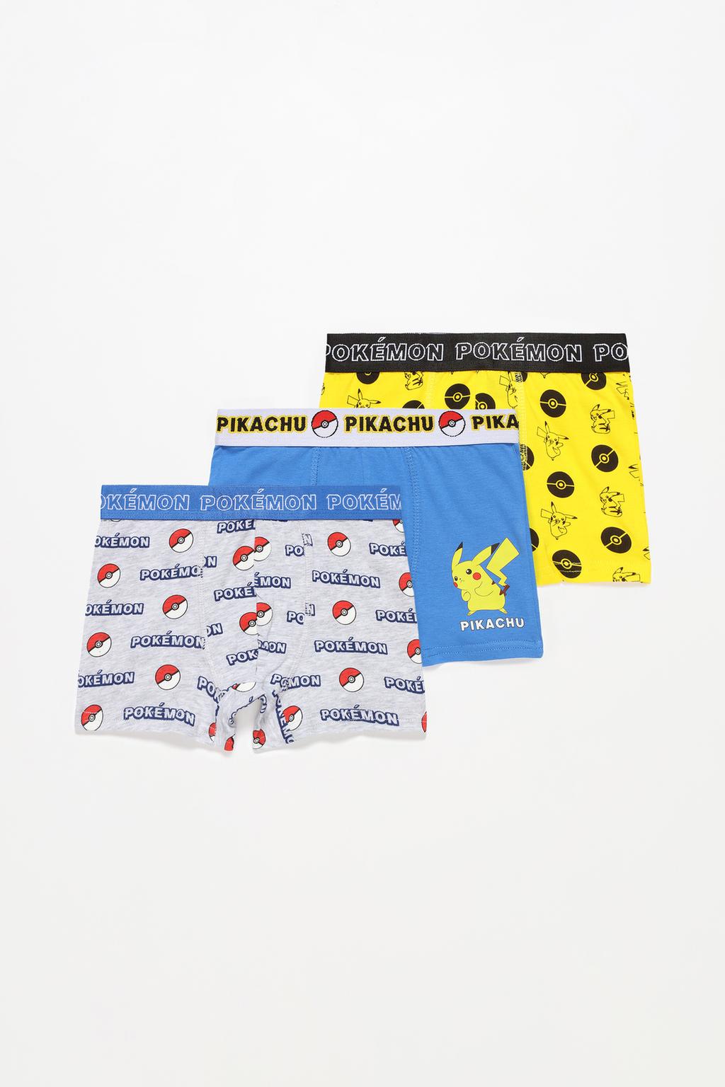 Pack of 3 pairs of Pokémon™ printed boxers