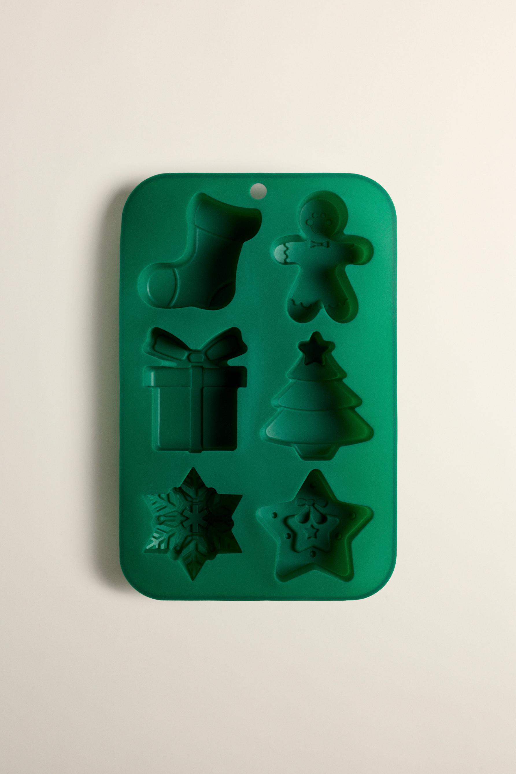 Molde silicona motivos navideños