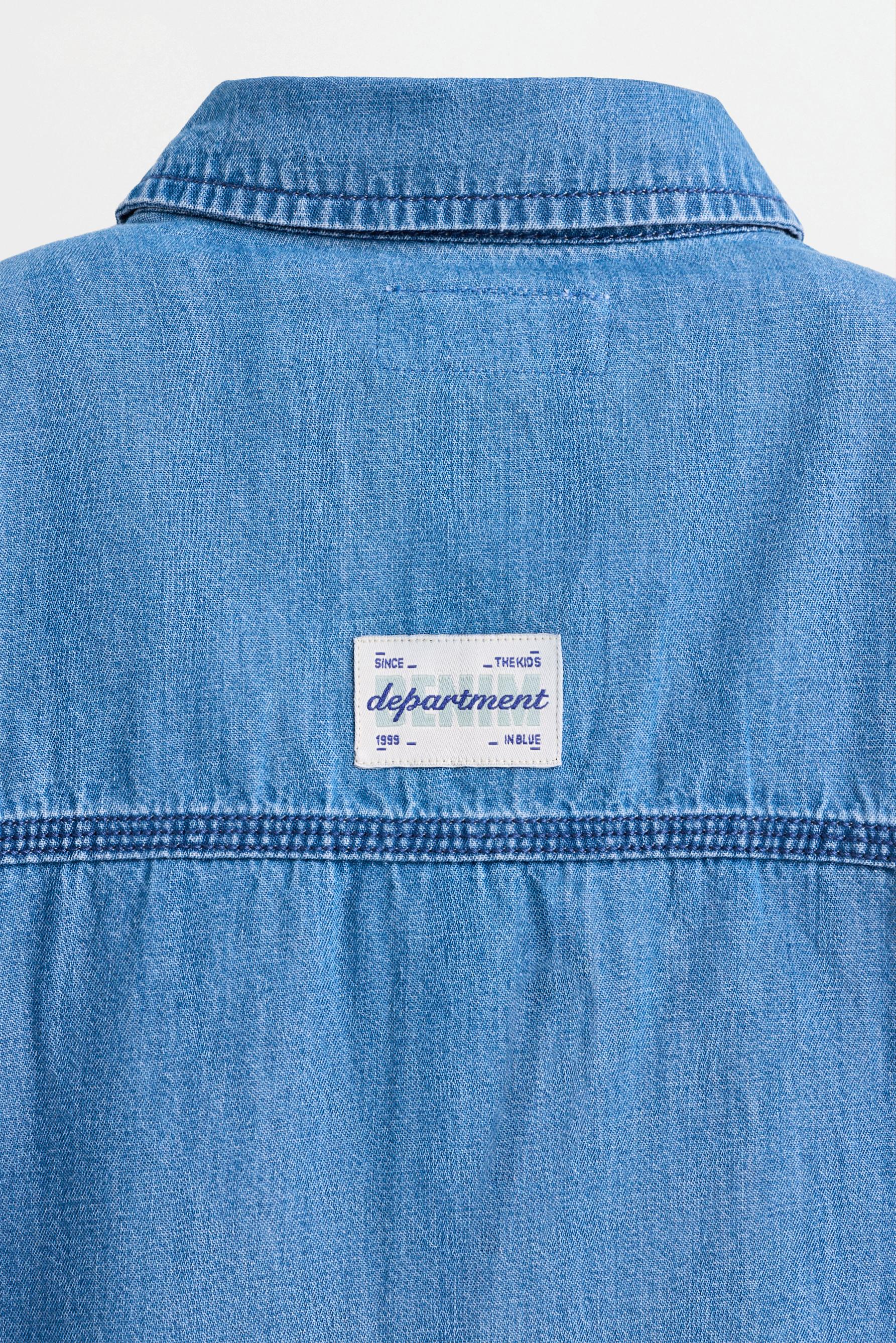 Denim shirt — BLUE