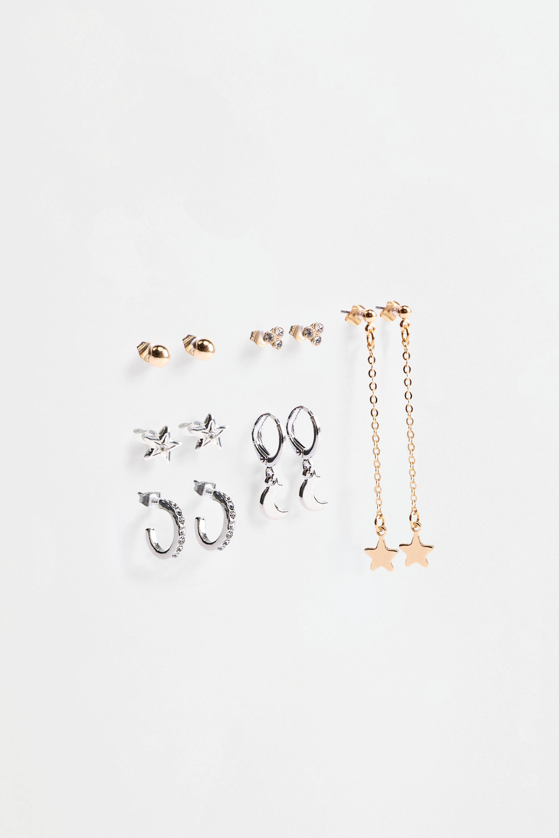 Mismatched earrings (6-pack) — GOLDEN
