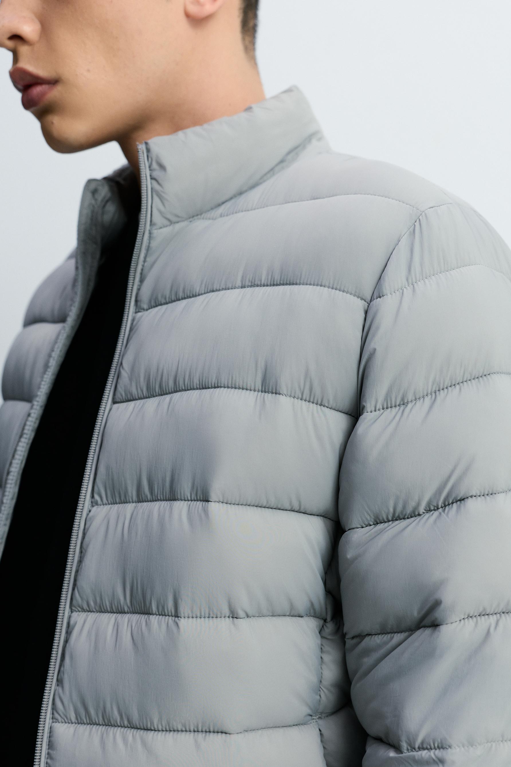 Lightweight quilted jacket — PALE GREY