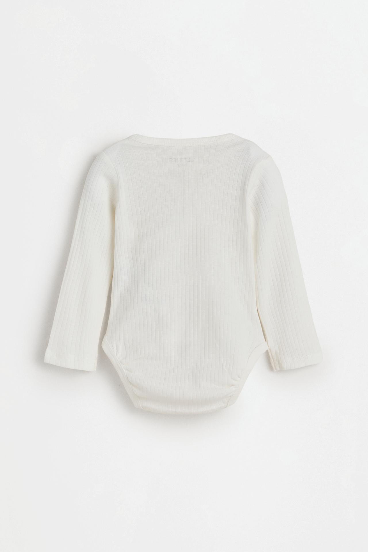 Pack of 2 ribbed crossover bodysuits — MUSTARD