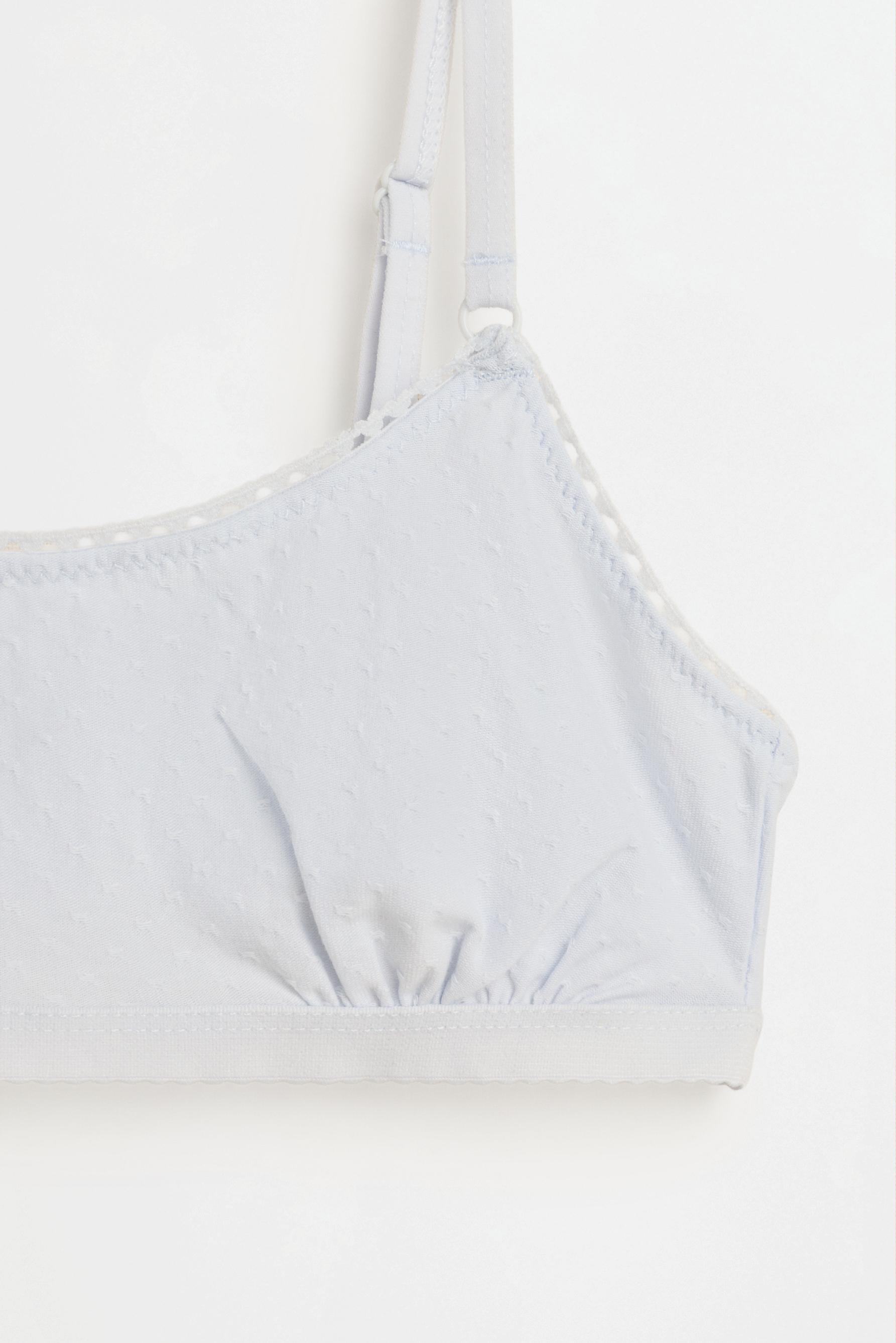 Dotted mesh tops (2-pack) — SKY BLUE