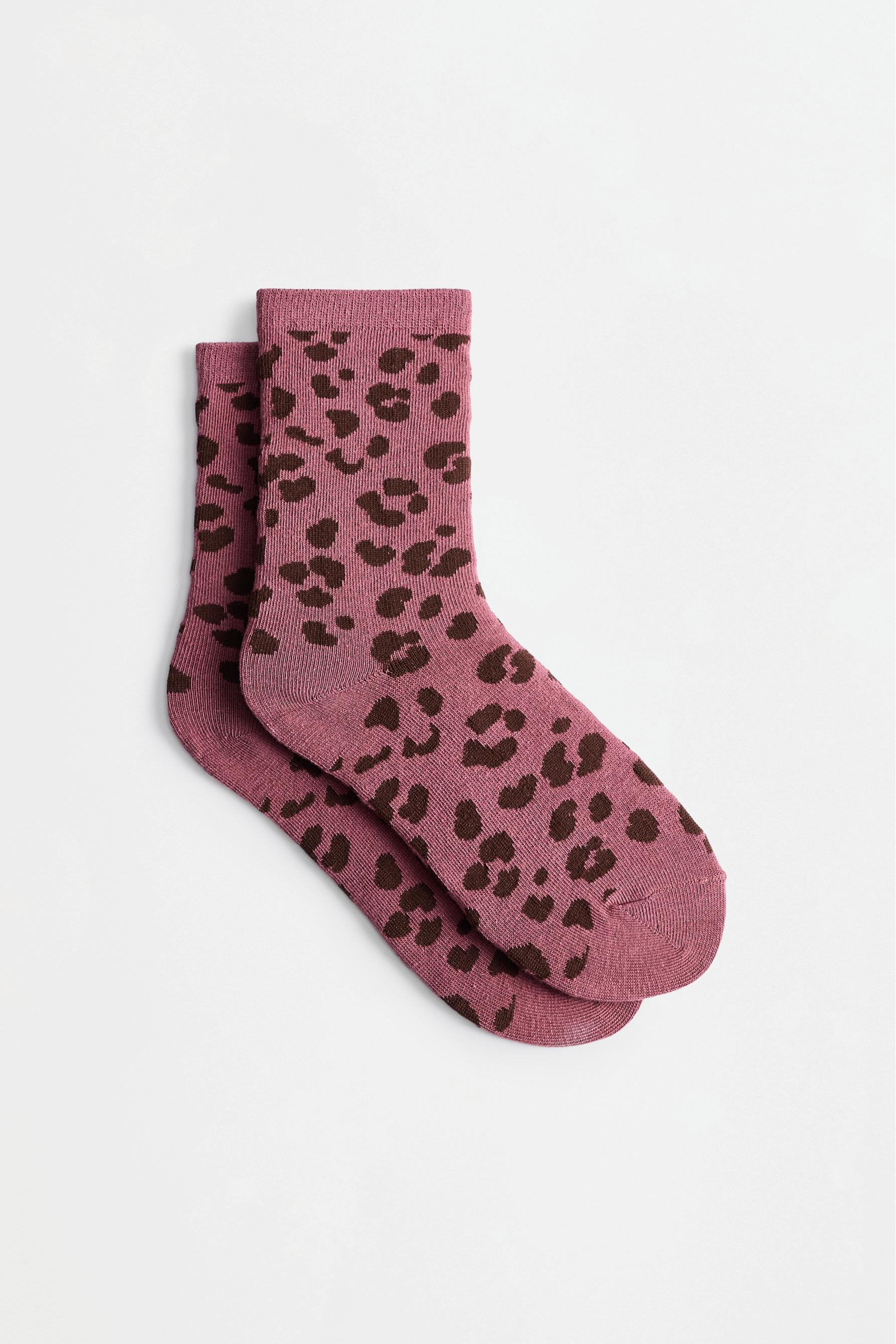 Mixed long socks (7-pack) — LEOPARD PRINT