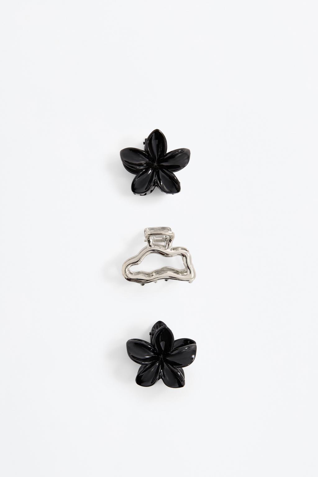 3-pack of assorted hair clips