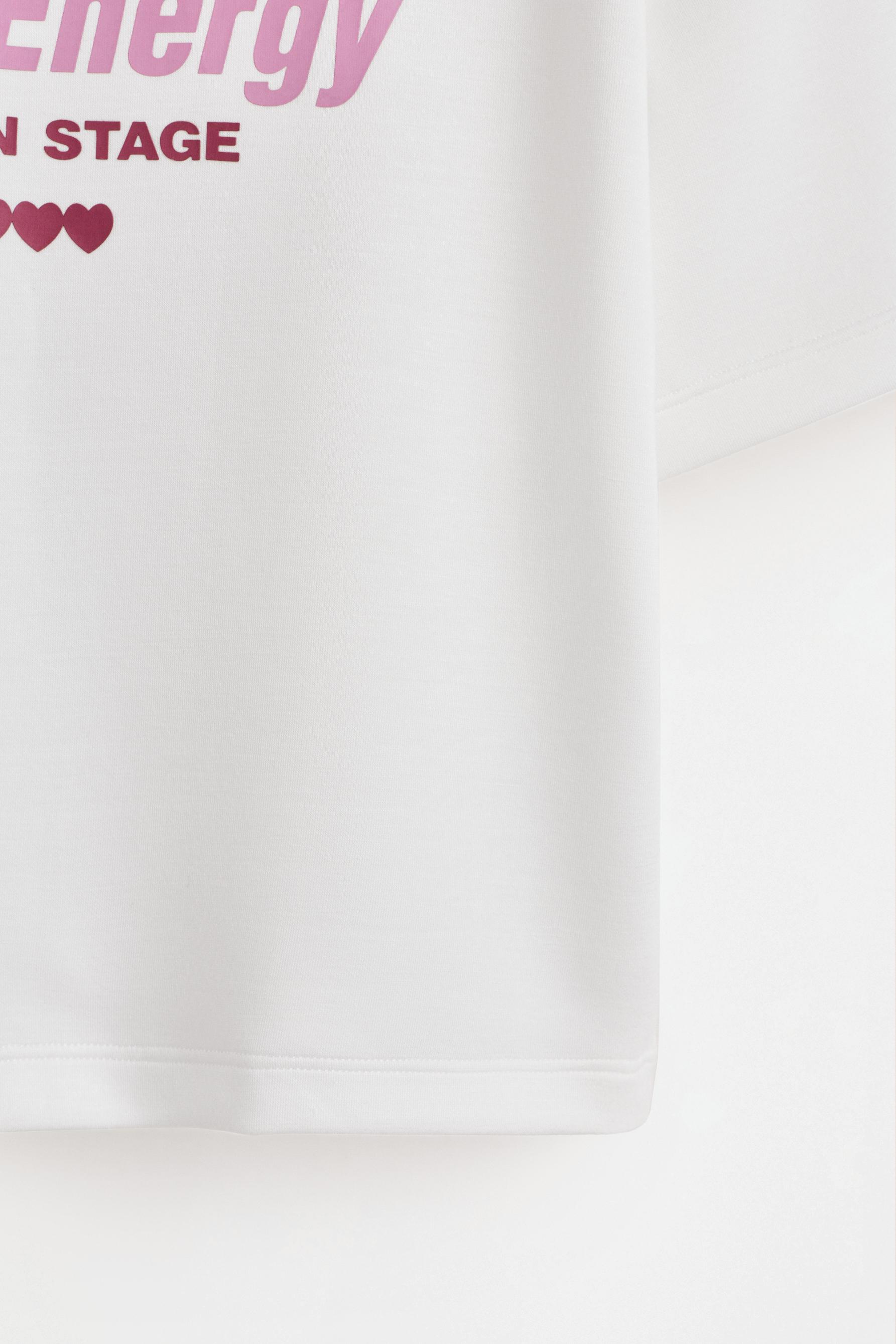 Viscose sports T-shirt — WHITE