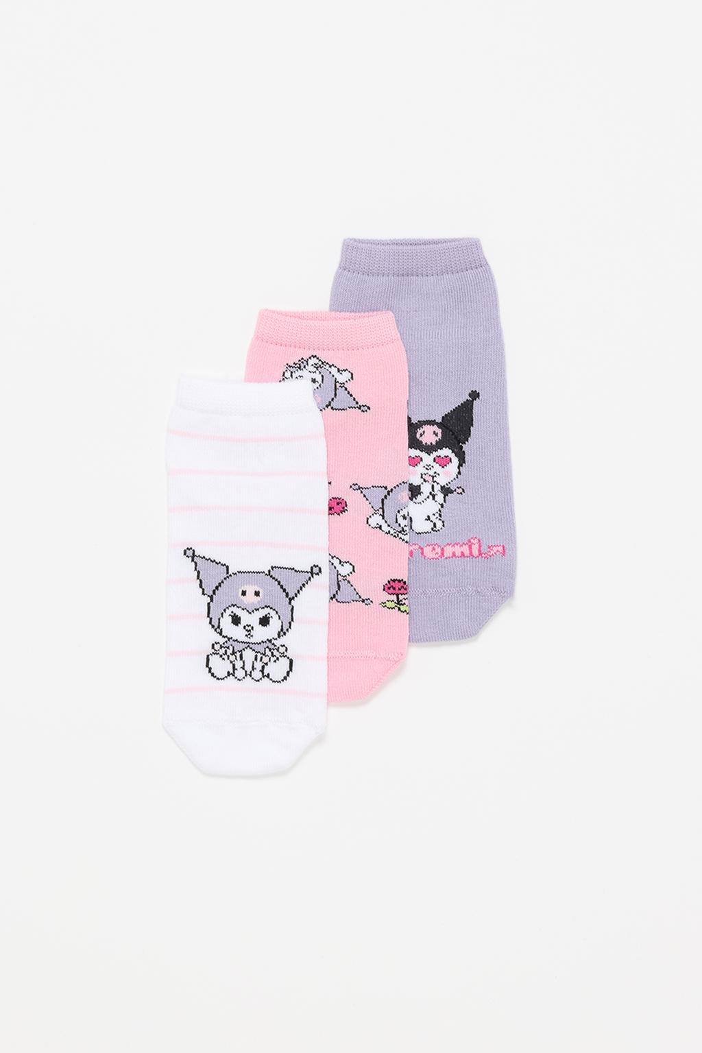 Pack of 3 Hello Kitty ©SANRIO ankle socks