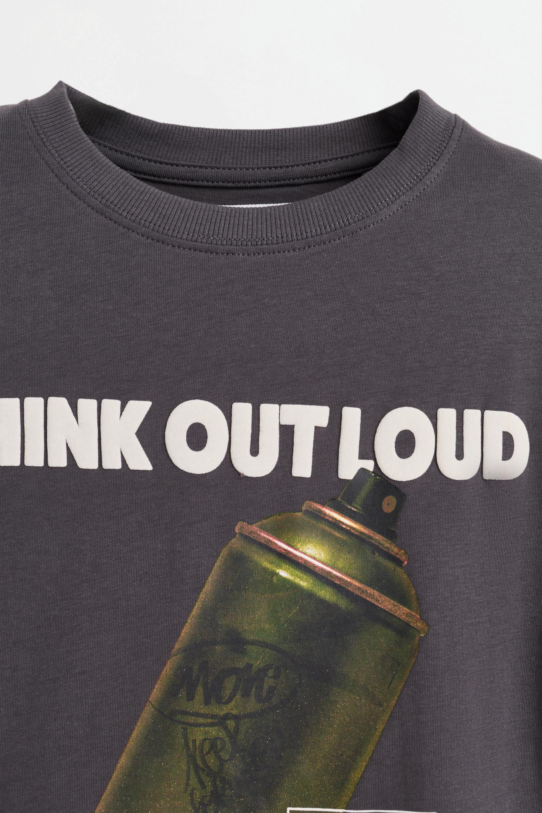 Oversize printed T-shirt — LEAD