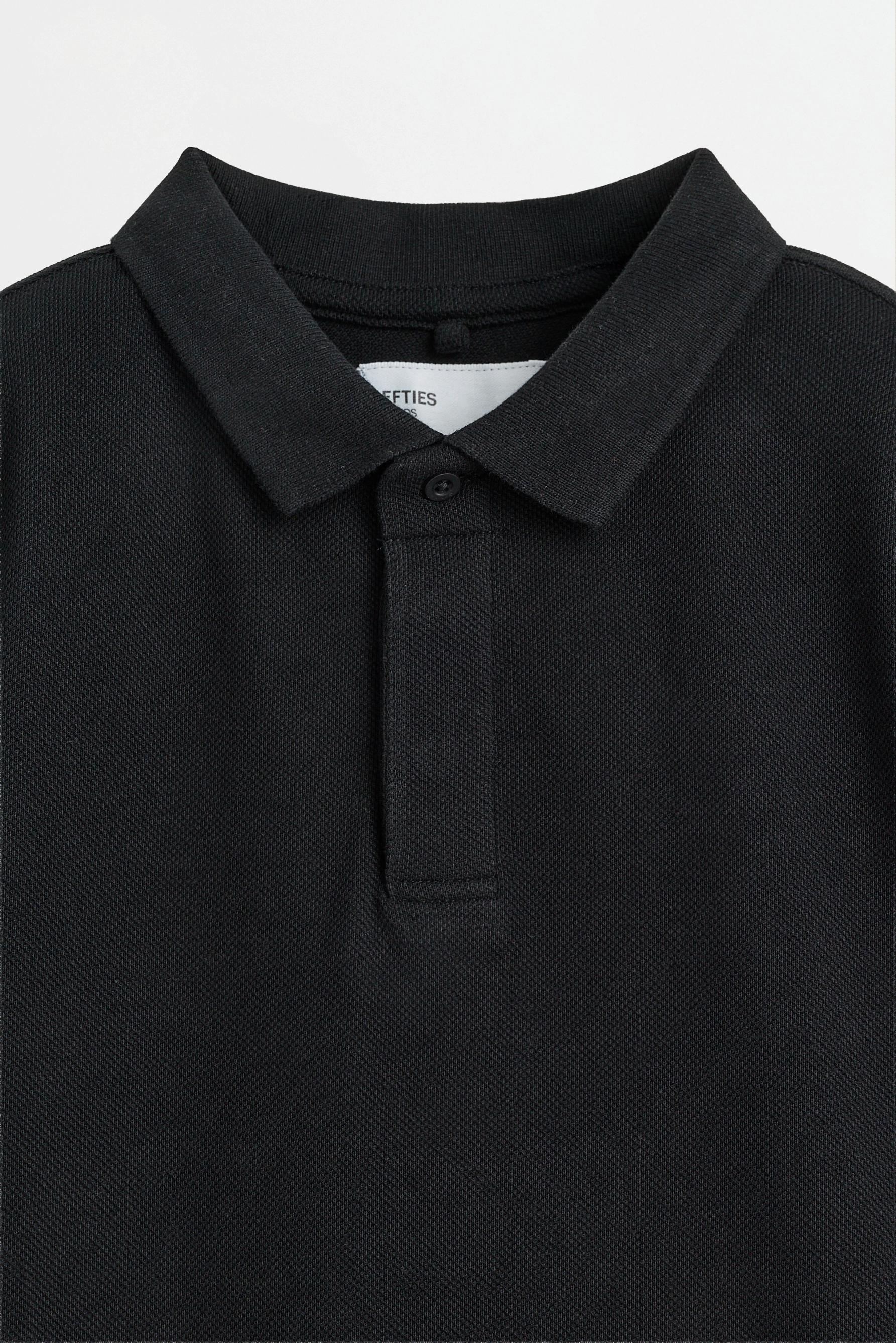 Basic polo shirt — BLACK