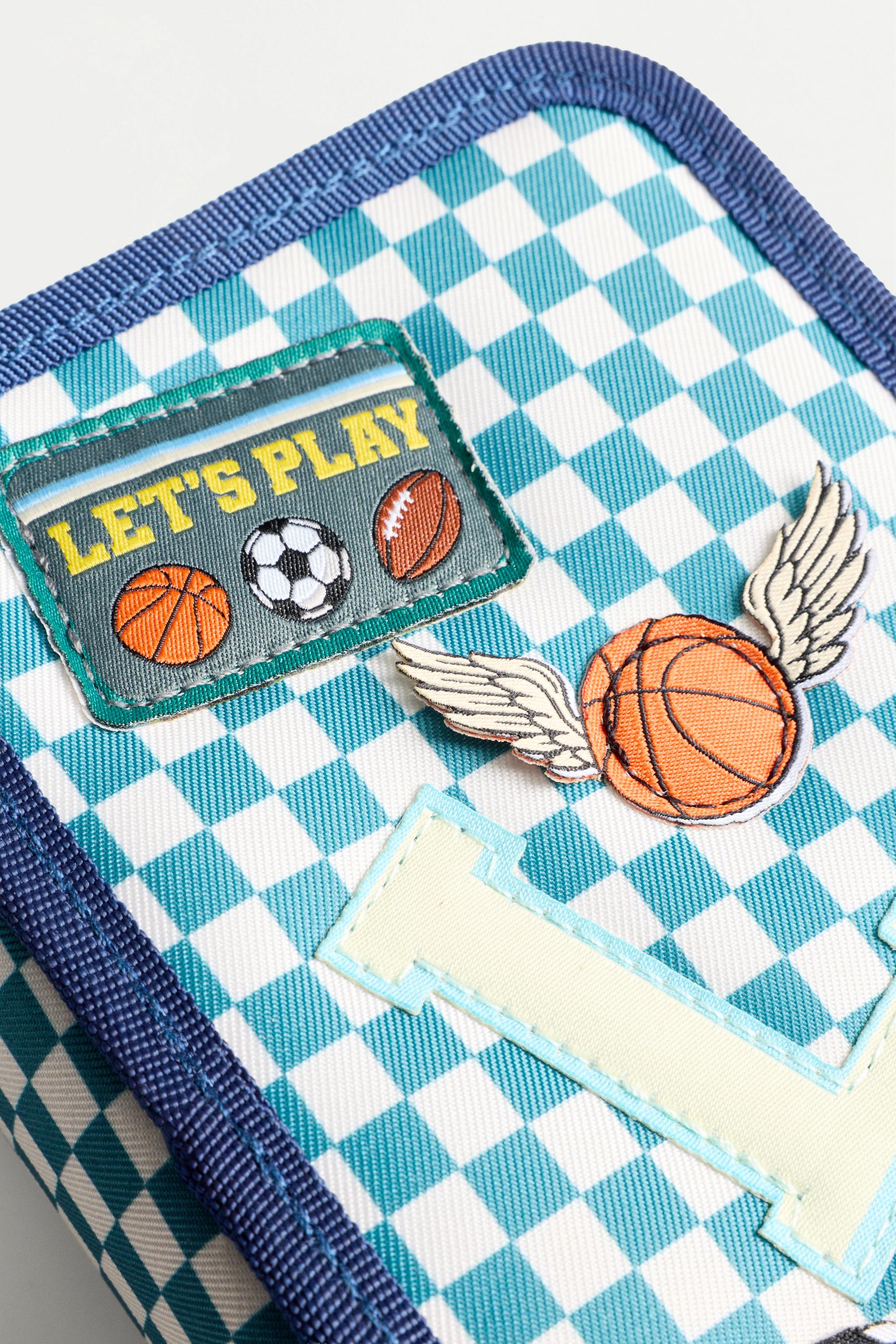 Three-tier sports pencil case — NAVY