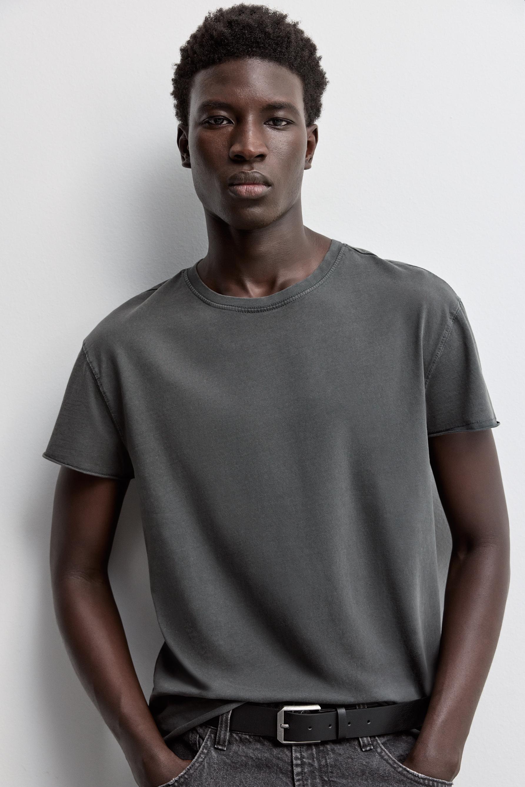 Frayed hem T-shirt — LEAD