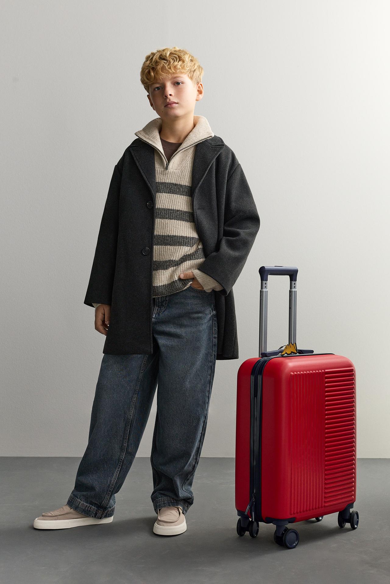 Cabin suitcase — RED/BLACK