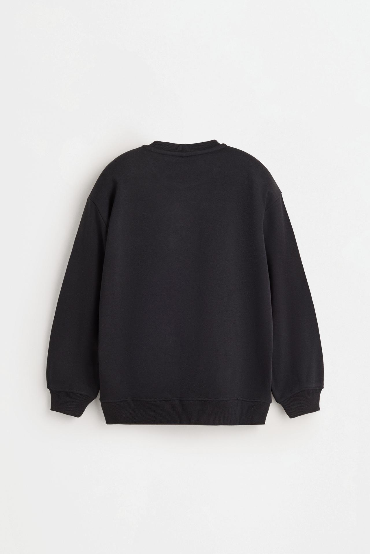 Printed sweatshirt — BLACK