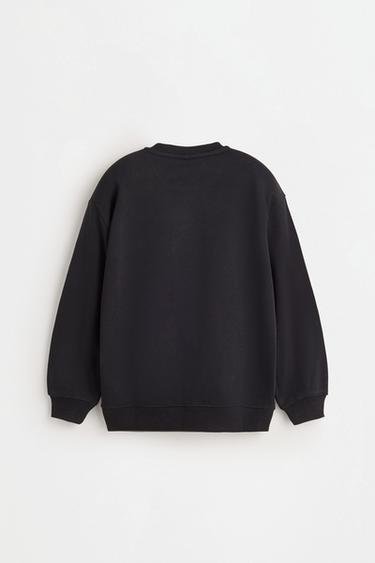 Printed sweatshirt — BLACK 2