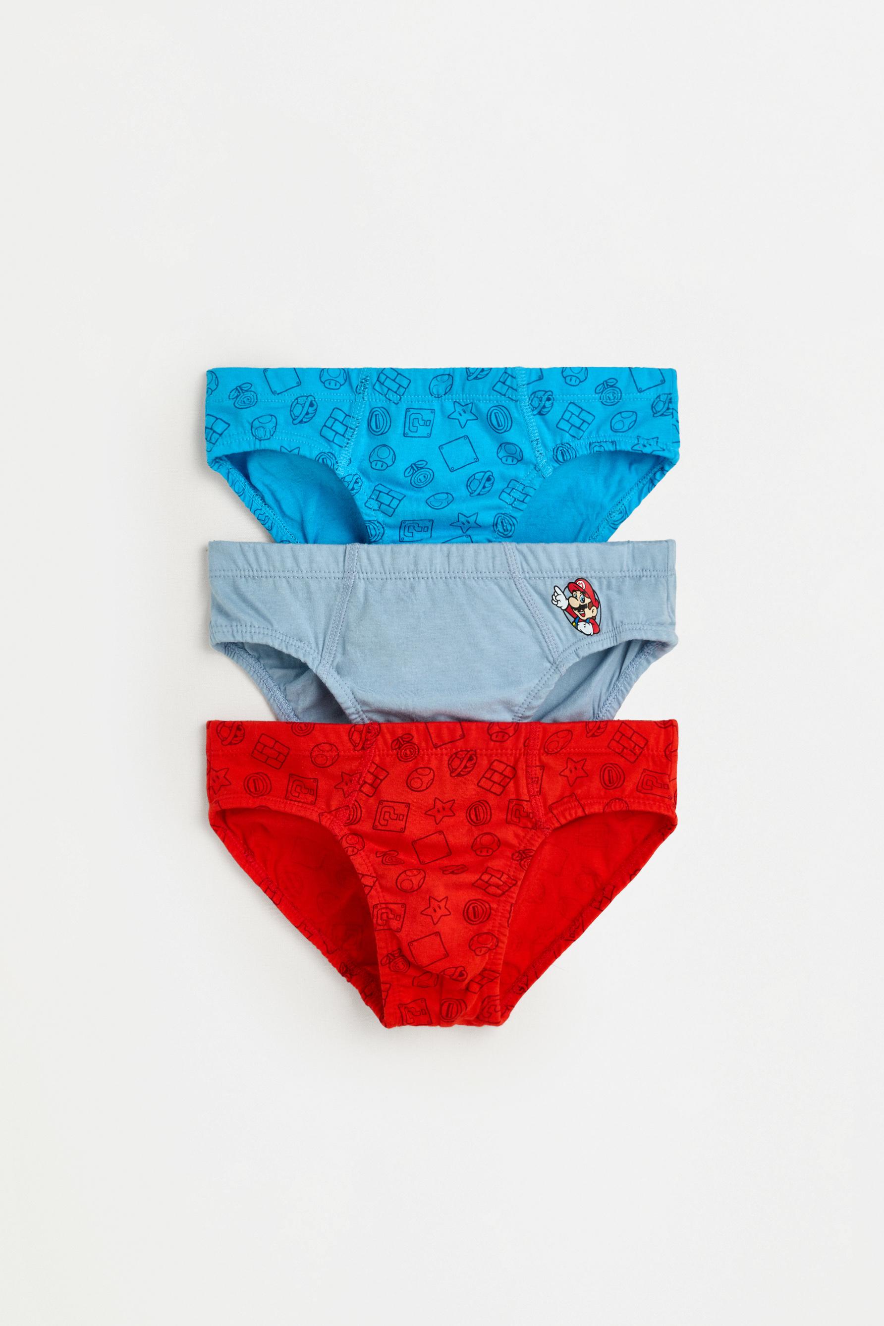 Mario Nintendo® Briefs (3-Pack) — RED